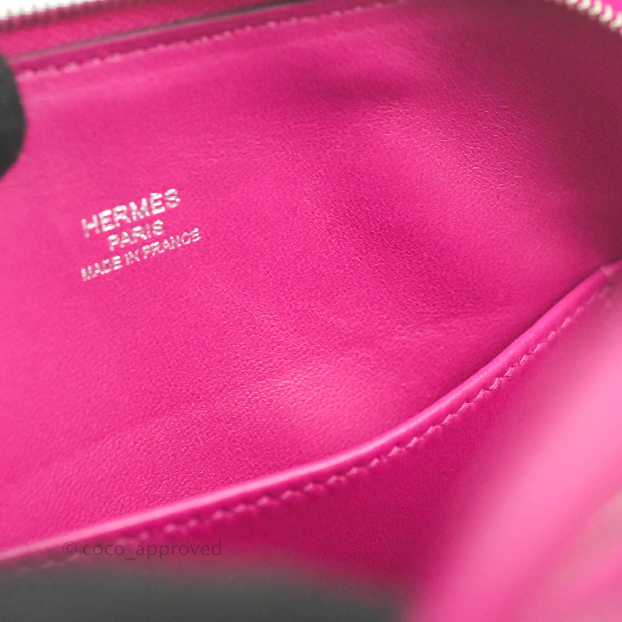 Hermes Mini Bolide 1923 Bag Rose Pourpre Evecolor Palladium Hardware