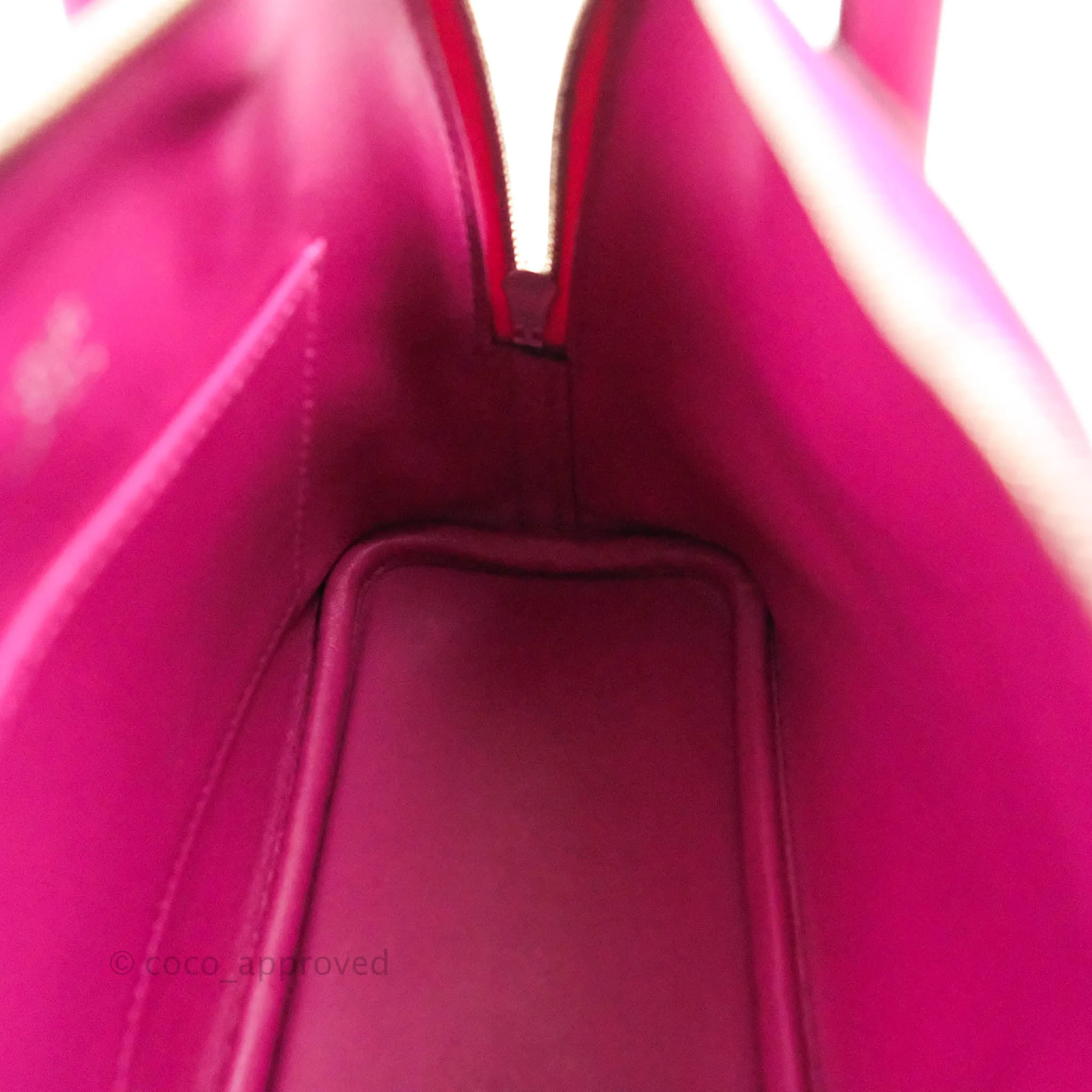 Hermes Mini Bolide 1923 Bag Rose Pourpre Evecolor Palladium Hardware