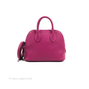 Hermes Mini Bolide 1923 Bag Rose Pourpre Evecolor Palladium Hardware