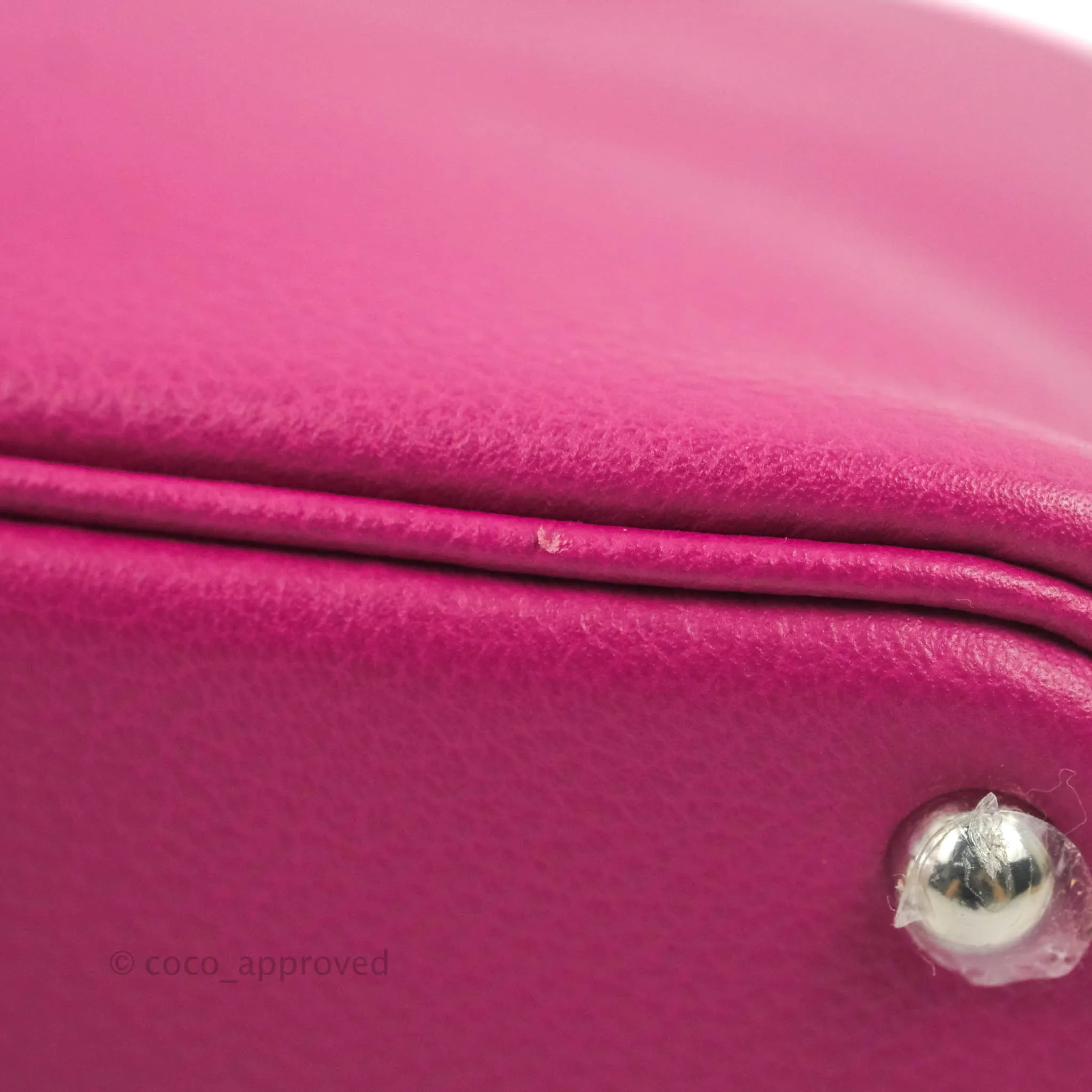 Hermes Mini Bolide 1923 Bag Rose Pourpre Evecolor Palladium Hardware