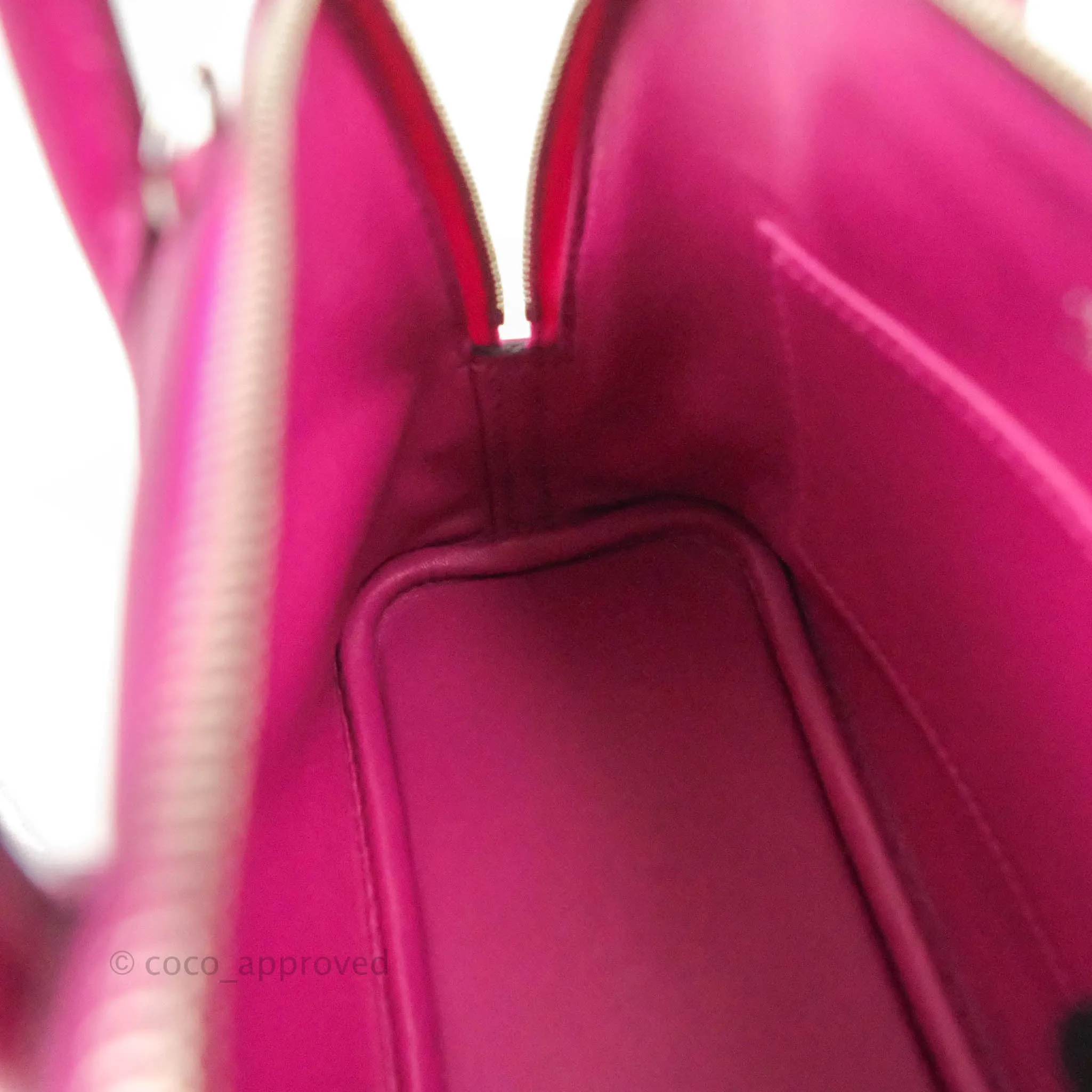Hermes Mini Bolide 1923 Bag Rose Pourpre Evecolor Palladium Hardware
