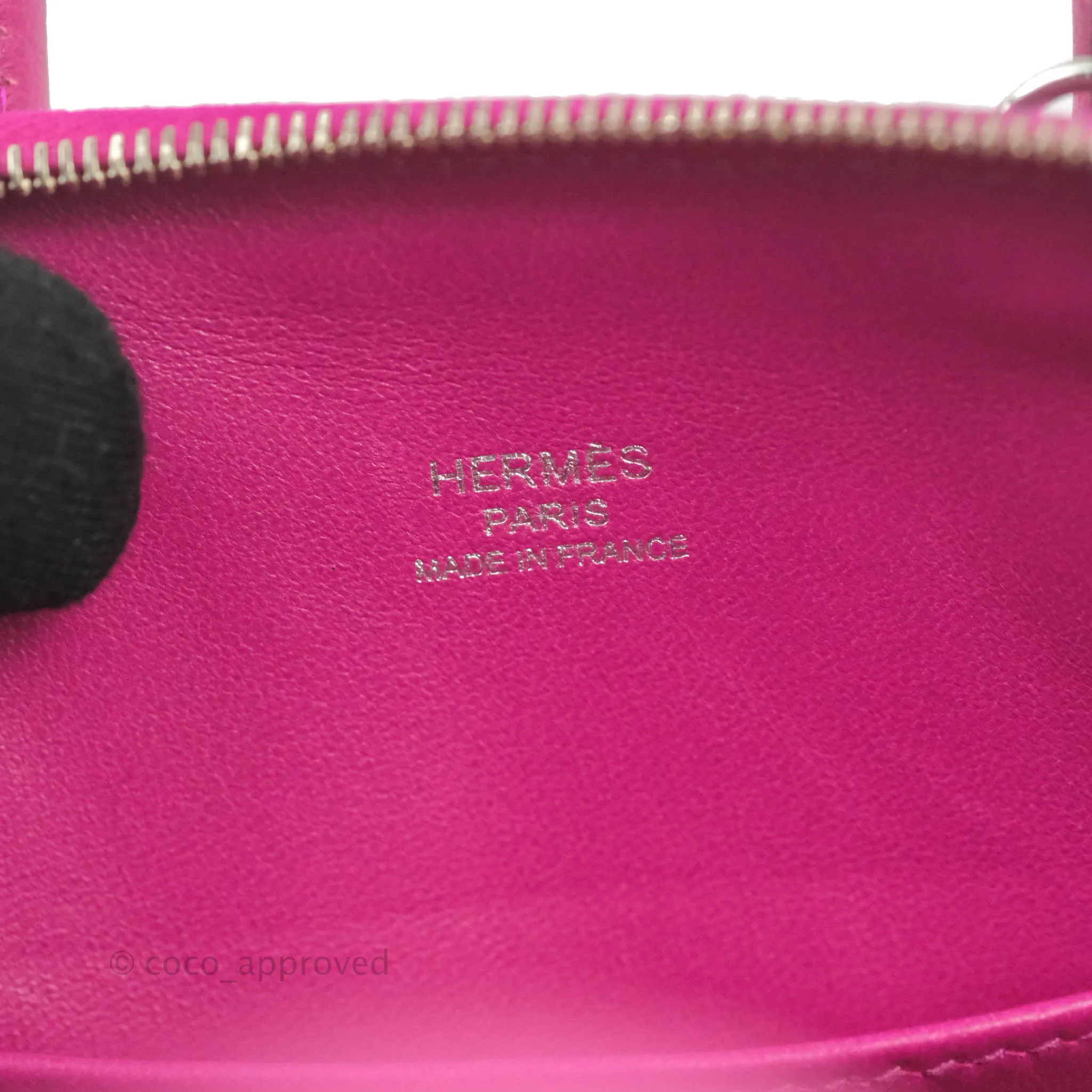 Hermes Mini Bolide 1923 Bag Rose Pourpre Evecolor Palladium Hardware
