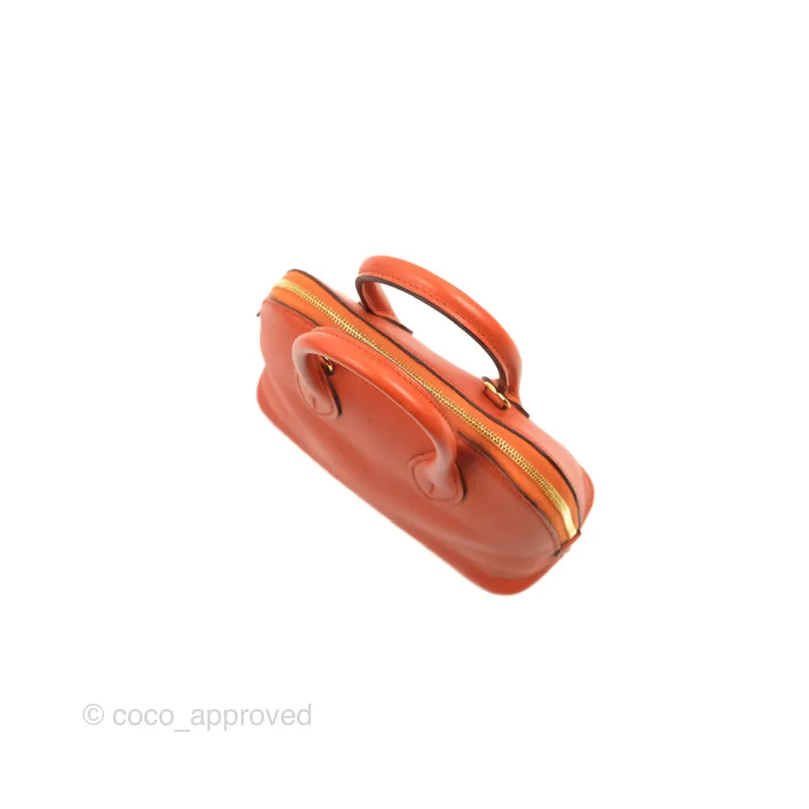 Hermes Mini Bolide 1923 Bag Terre Battue/Anemone Evecolor Gold Hardware