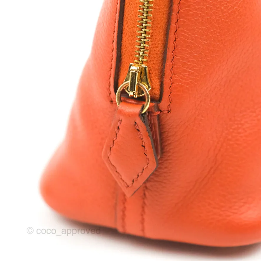 Hermes Mini Bolide 1923 Bag Terre Battue/Anemone Evecolor Gold Hardware