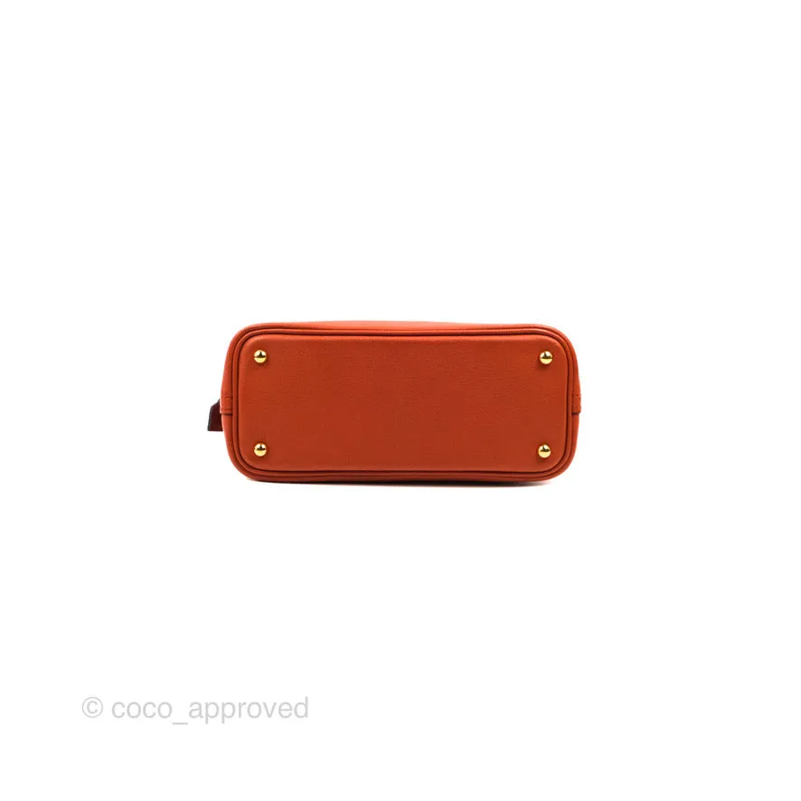 Hermes Mini Bolide 1923 Bag Terre Battue/Anemone Evecolor Gold Hardware