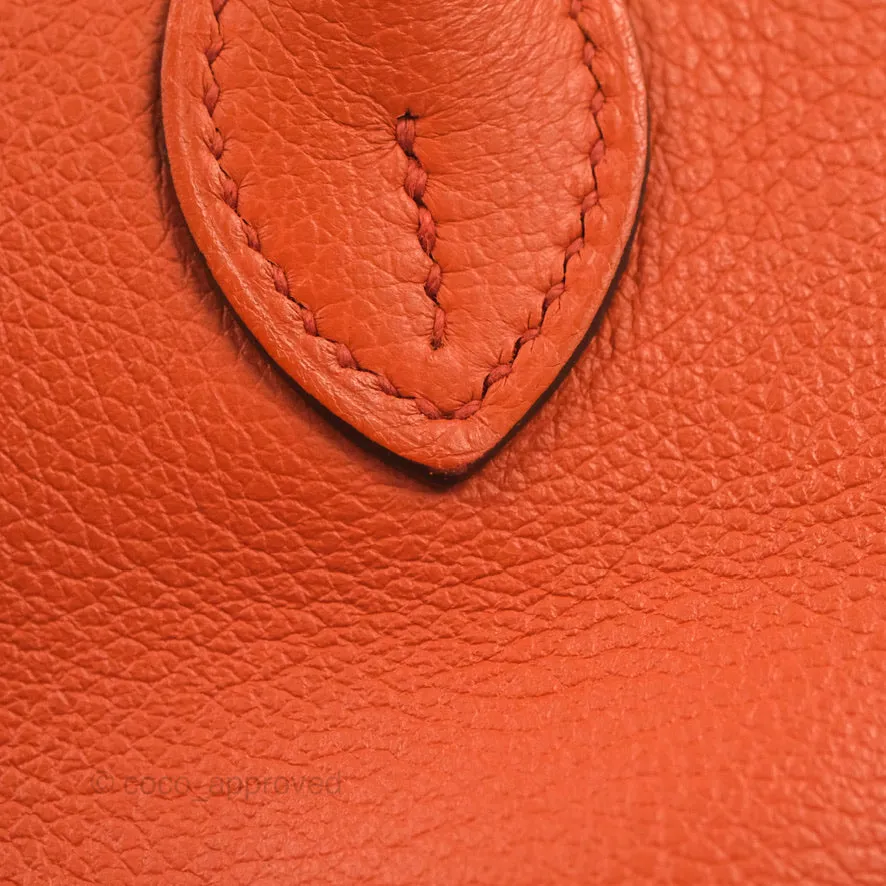 Hermes Mini Bolide 1923 Bag Terre Battue/Anemone Evecolor Gold Hardware