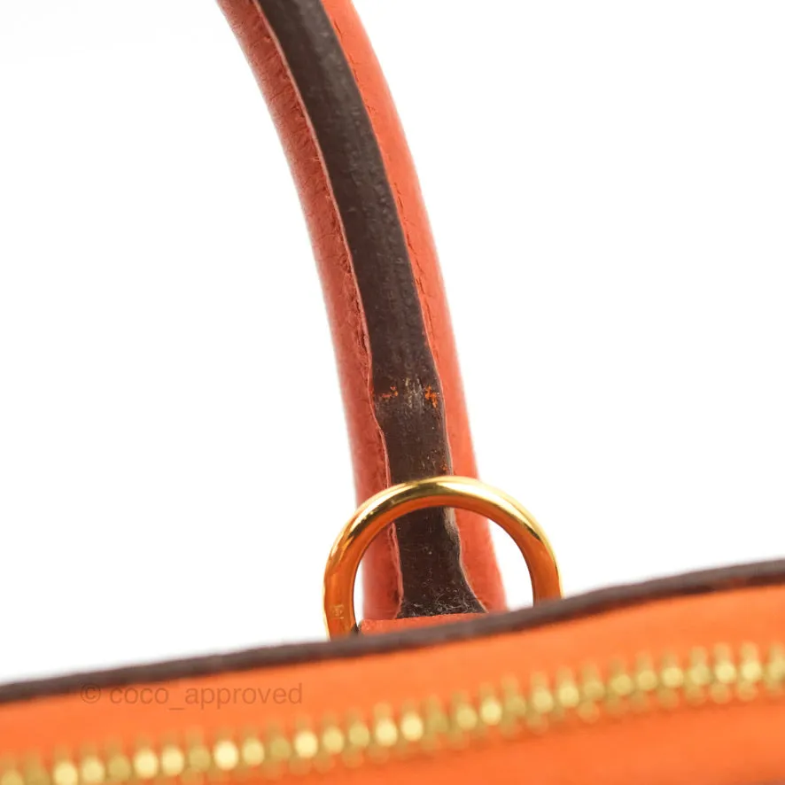 Hermes Mini Bolide 1923 Bag Terre Battue/Anemone Evecolor Gold Hardware