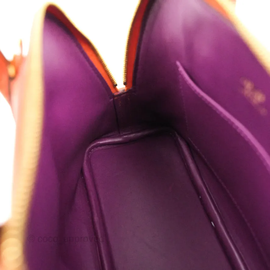 Hermes Mini Bolide 1923 Bag Terre Battue/Anemone Evecolor Gold Hardware