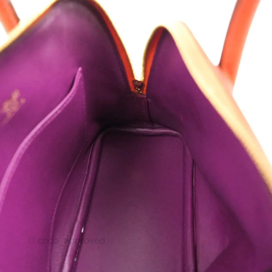 Hermes Mini Bolide 1923 Bag Terre Battue/Anemone Evecolor Gold Hardware