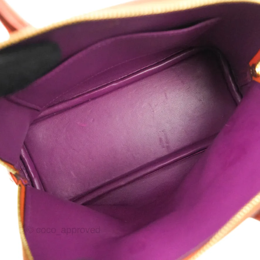 Hermes Mini Bolide 1923 Bag Terre Battue/Anemone Evecolor Gold Hardware