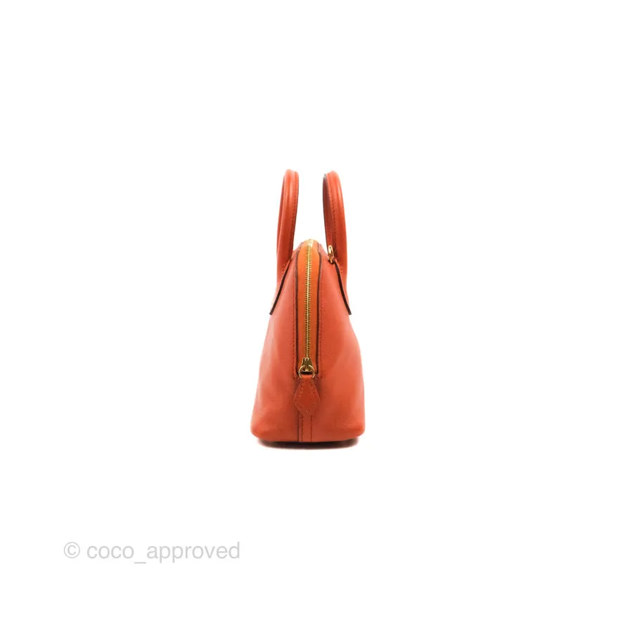 Hermes Mini Bolide 1923 Bag Terre Battue/Anemone Evecolor Gold Hardware