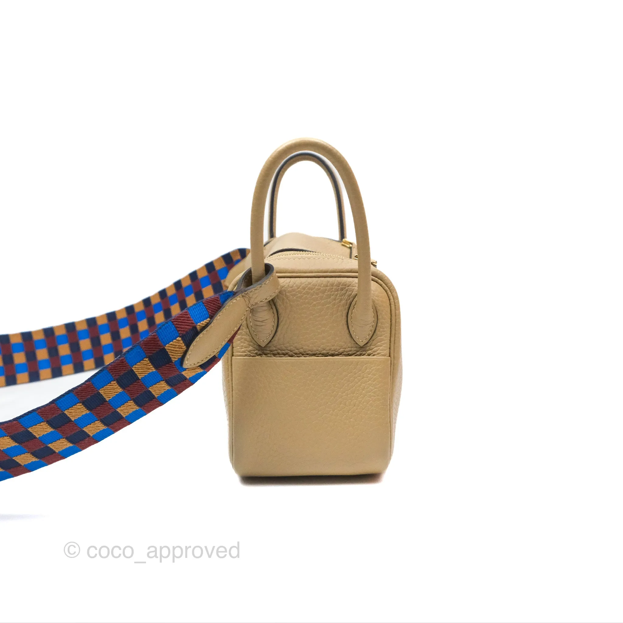 Hermes Mini Lindy 20 Trench S2 Clemence Maxi Quadrille Bleu Billard Biscuit 48 Rouge H