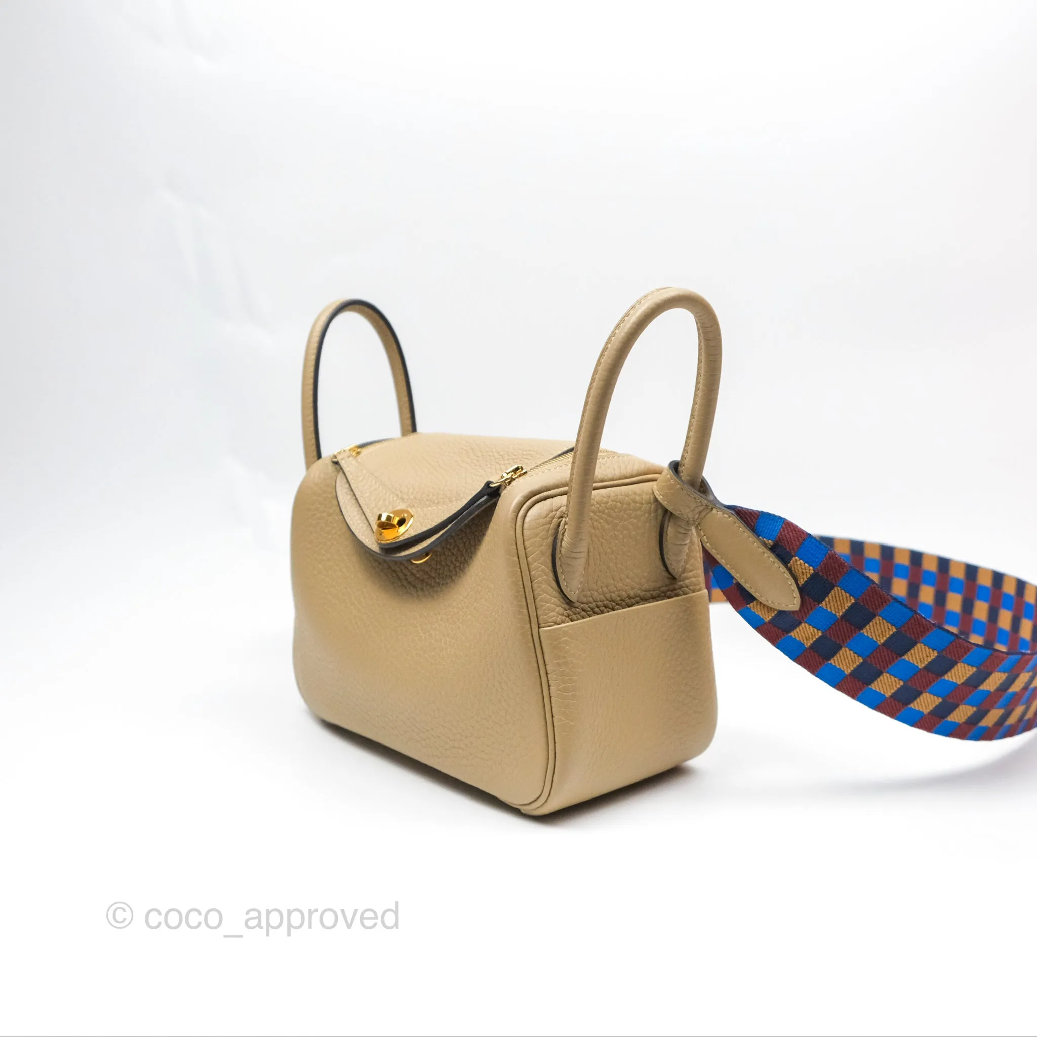 Hermes Mini Lindy 20 Trench S2 Clemence Maxi Quadrille Bleu Billard Biscuit 48 Rouge H