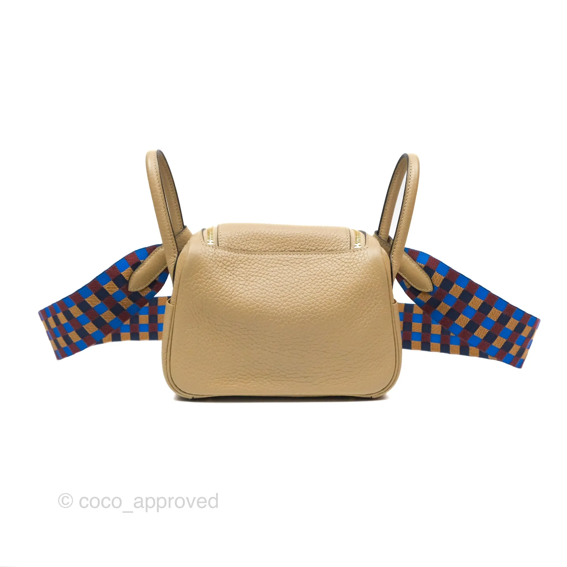 Hermes Mini Lindy 20 Trench S2 Clemence Maxi Quadrille Bleu Billard Biscuit 48 Rouge H