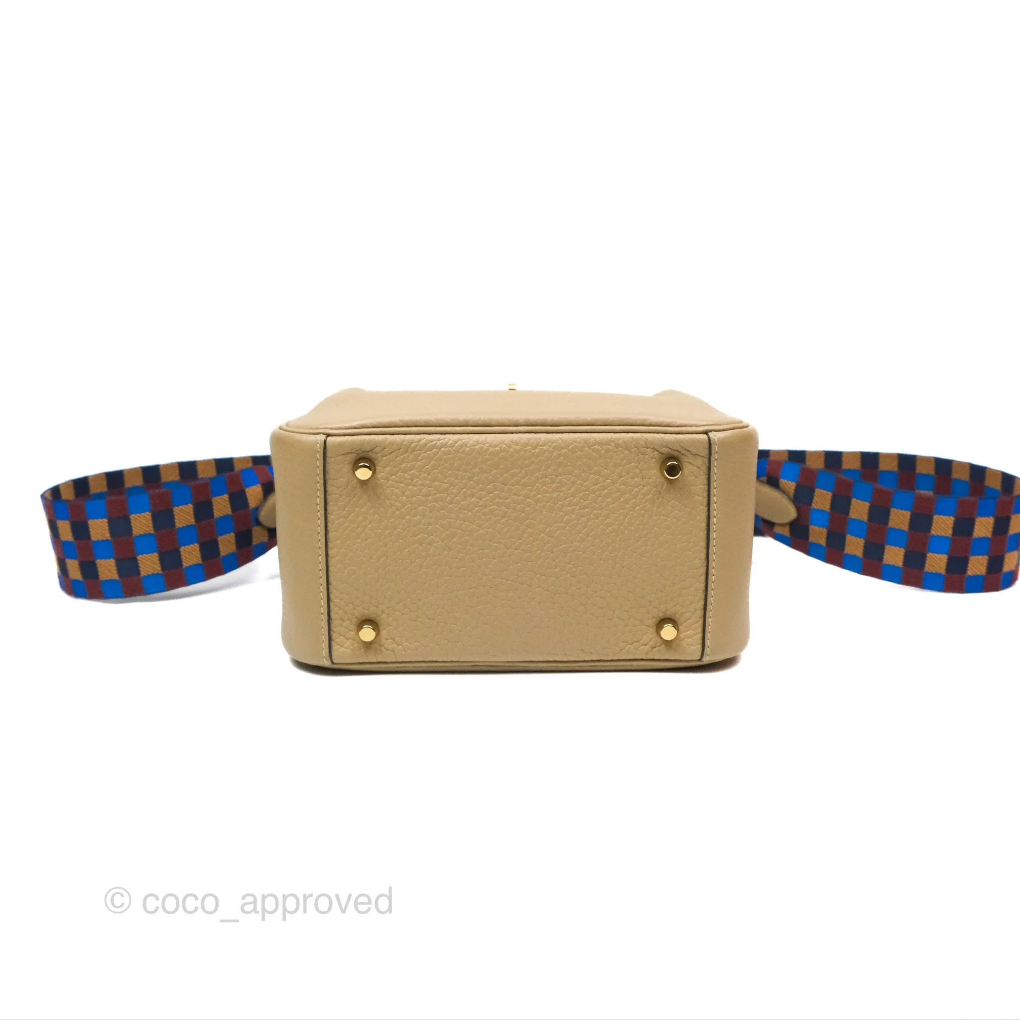 Hermes Mini Lindy 20 Trench S2 Clemence Maxi Quadrille Bleu Billard Biscuit 48 Rouge H
