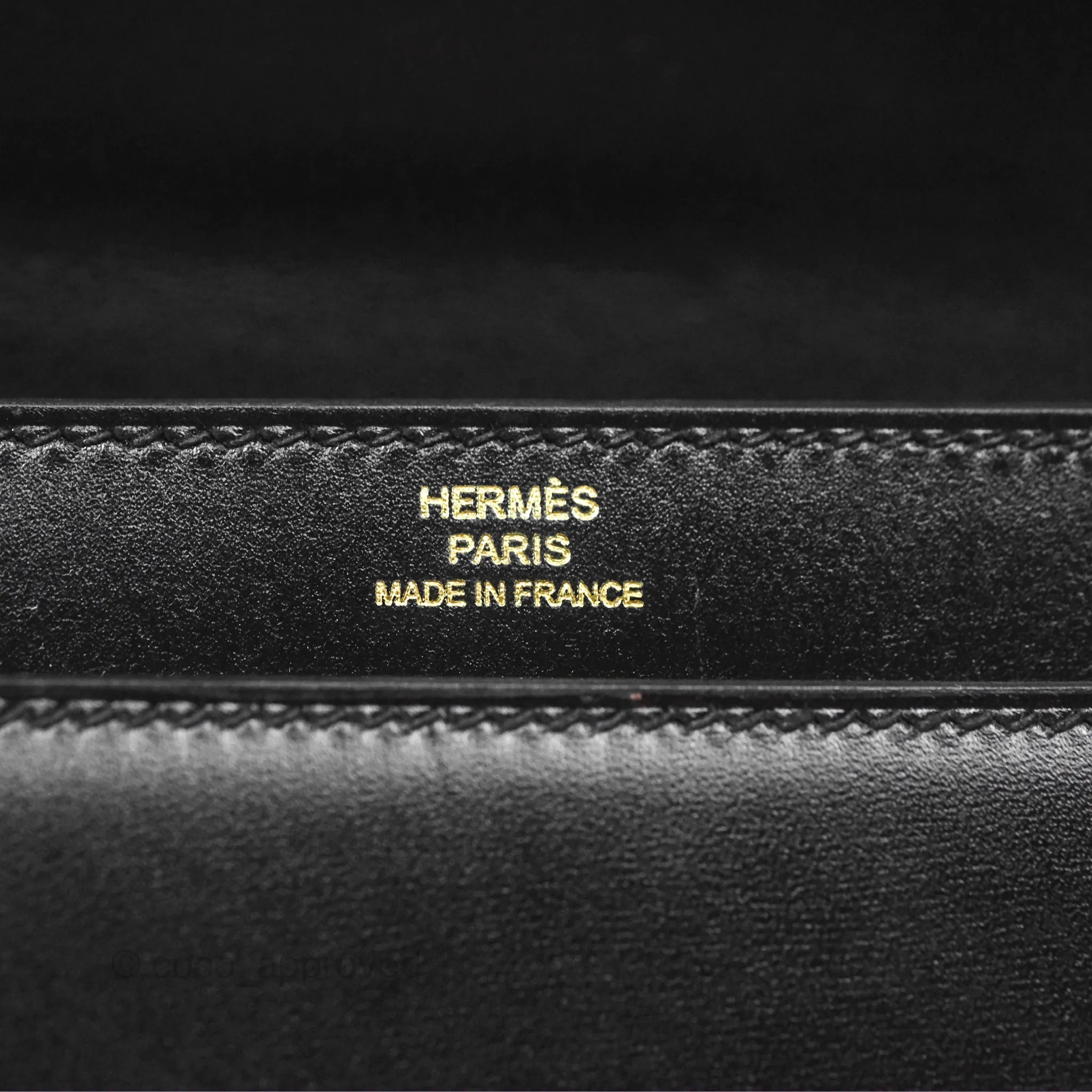 Hermes Mini Verrou Chaine Bag Black Box Leather Gold Hardware