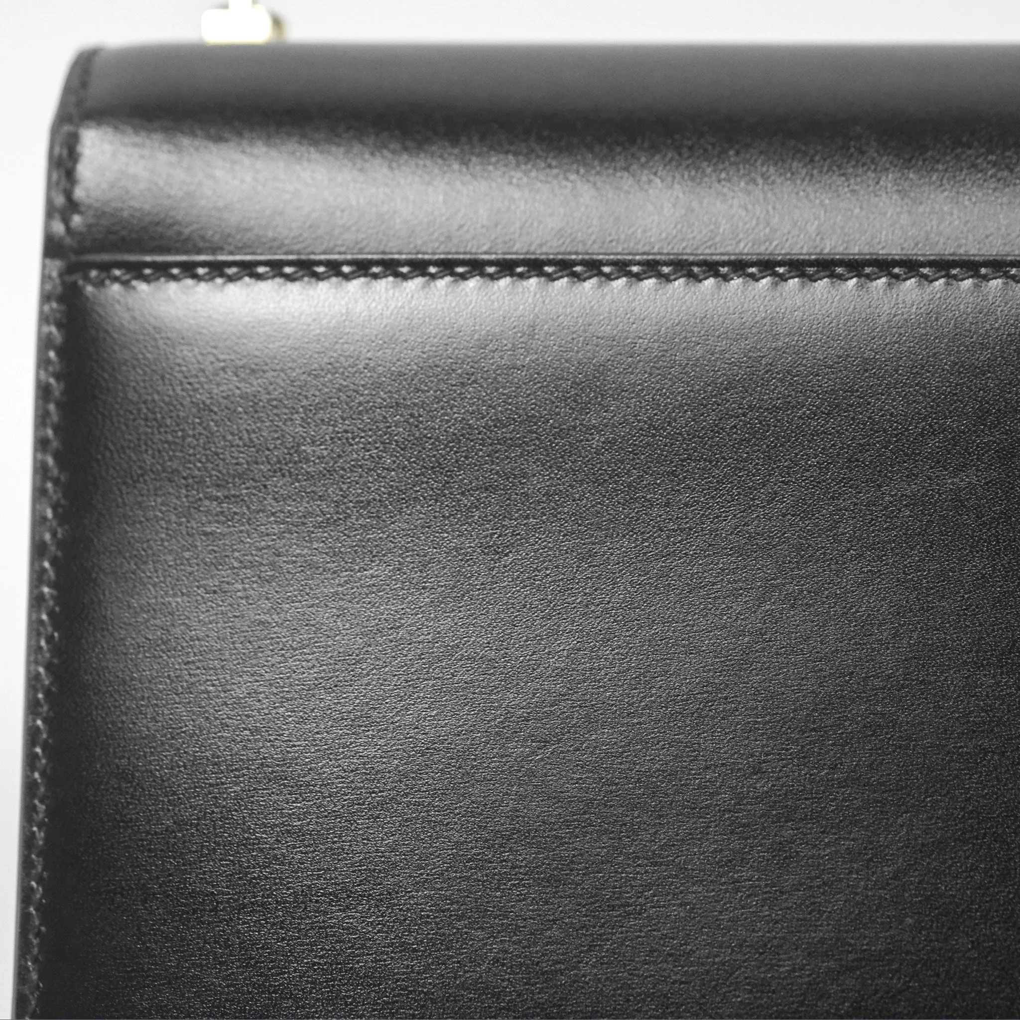 Hermes Mini Verrou Chaine Bag Black Box Leather Gold Hardware