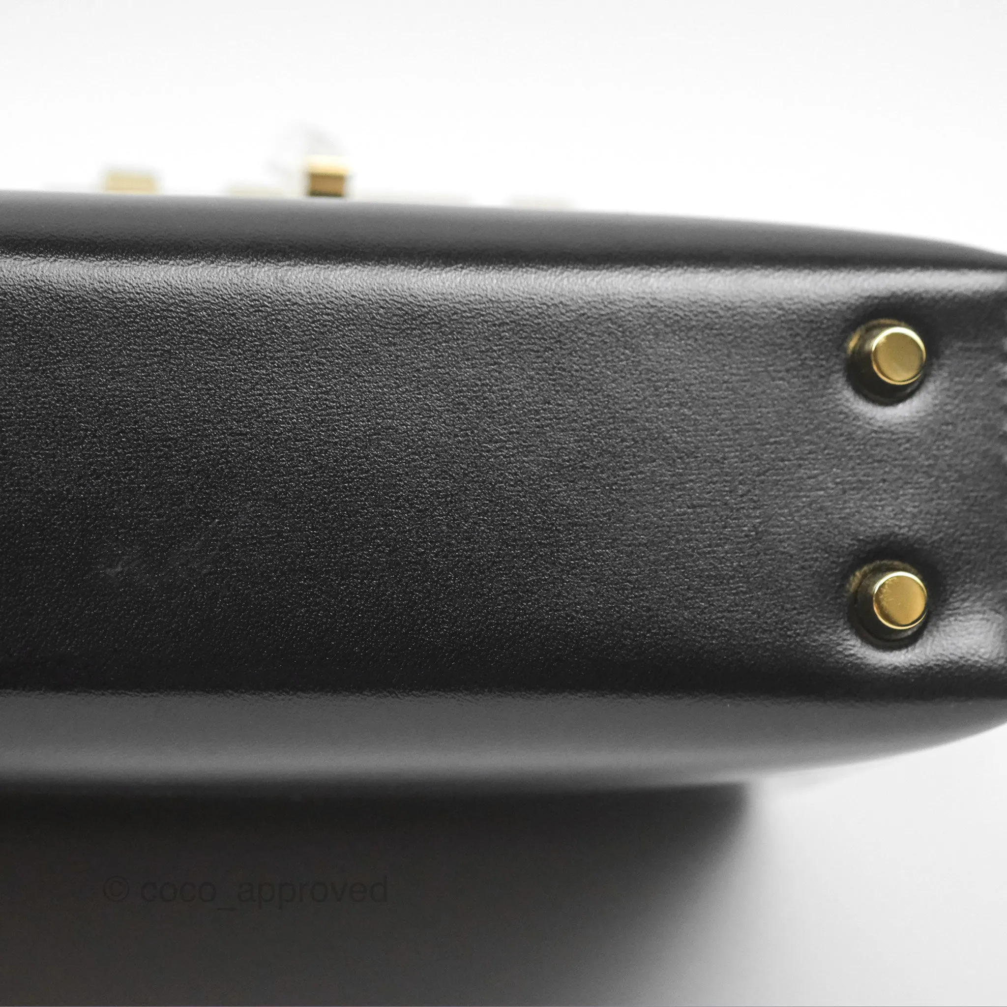 Hermes Mini Verrou Chaine Bag Black Box Leather Gold Hardware