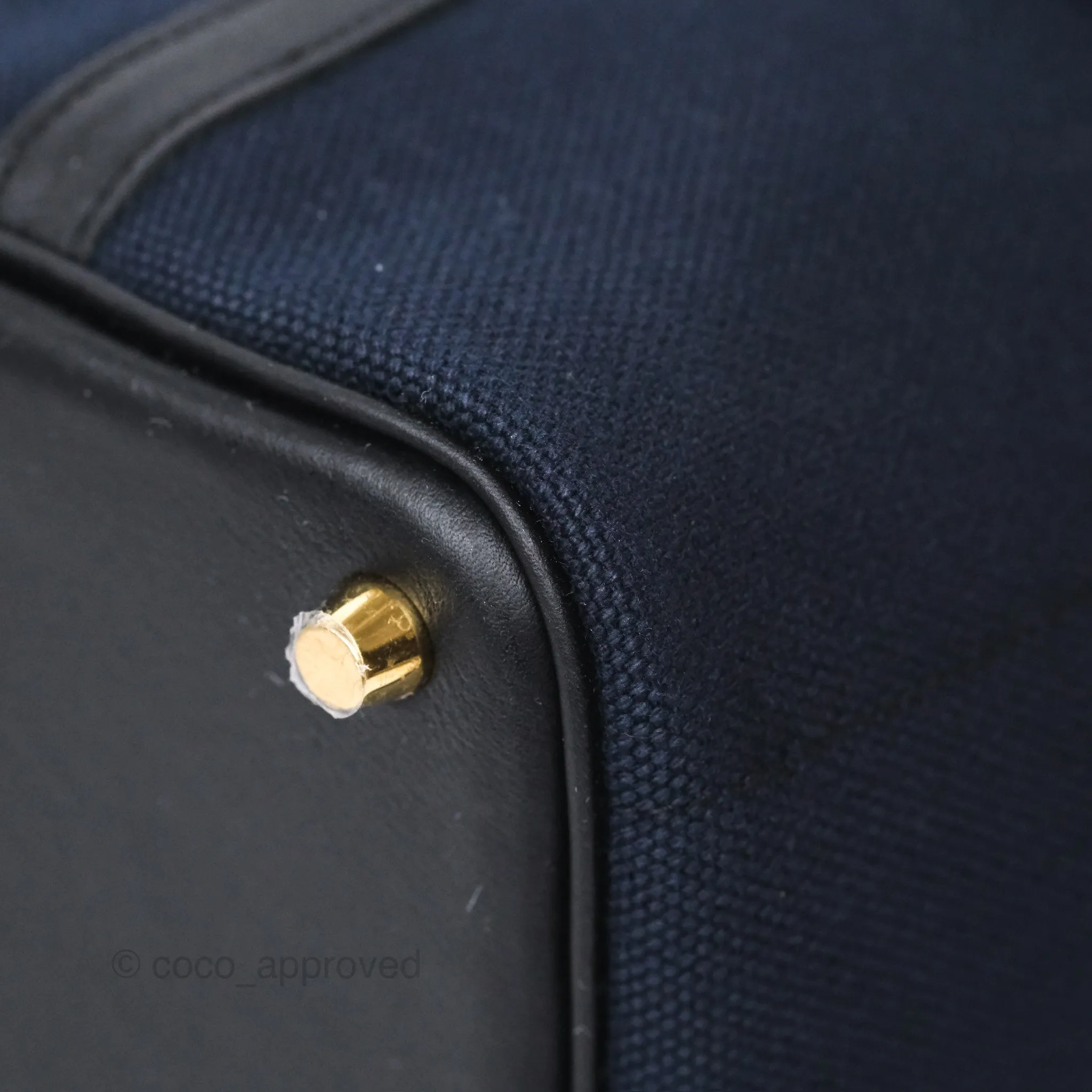 Hermes Picotin Lock 18 Cargo Pockets Bleu Marine 78 Black Gold Hardware