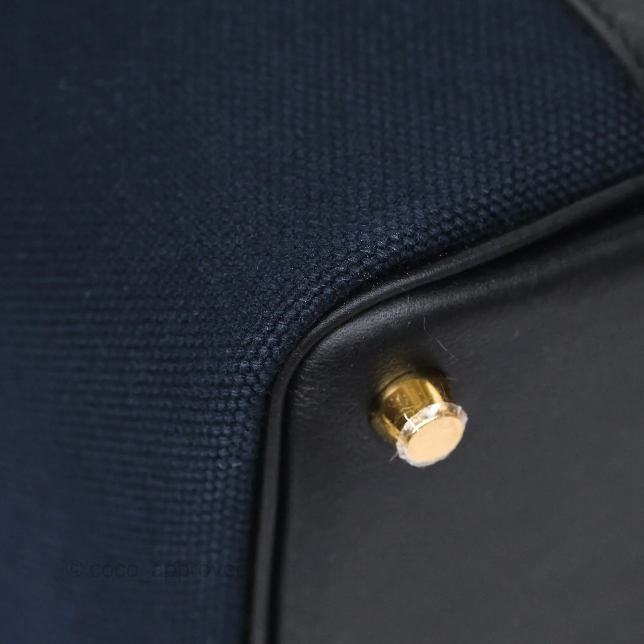 Hermes Picotin Lock 18 Cargo Pockets Bleu Marine 78 Black Gold Hardware