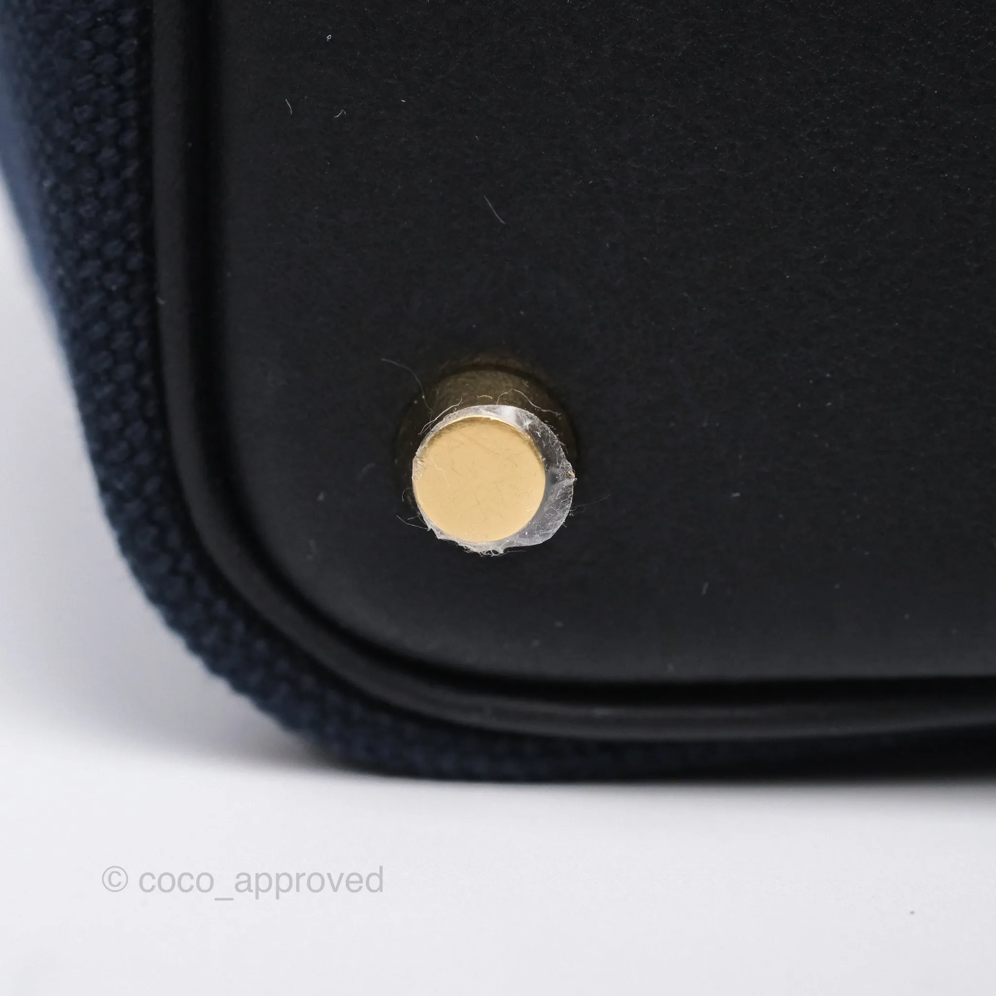 Hermes Picotin Lock 18 Cargo Pockets Bleu Marine 78 Black Gold Hardware
