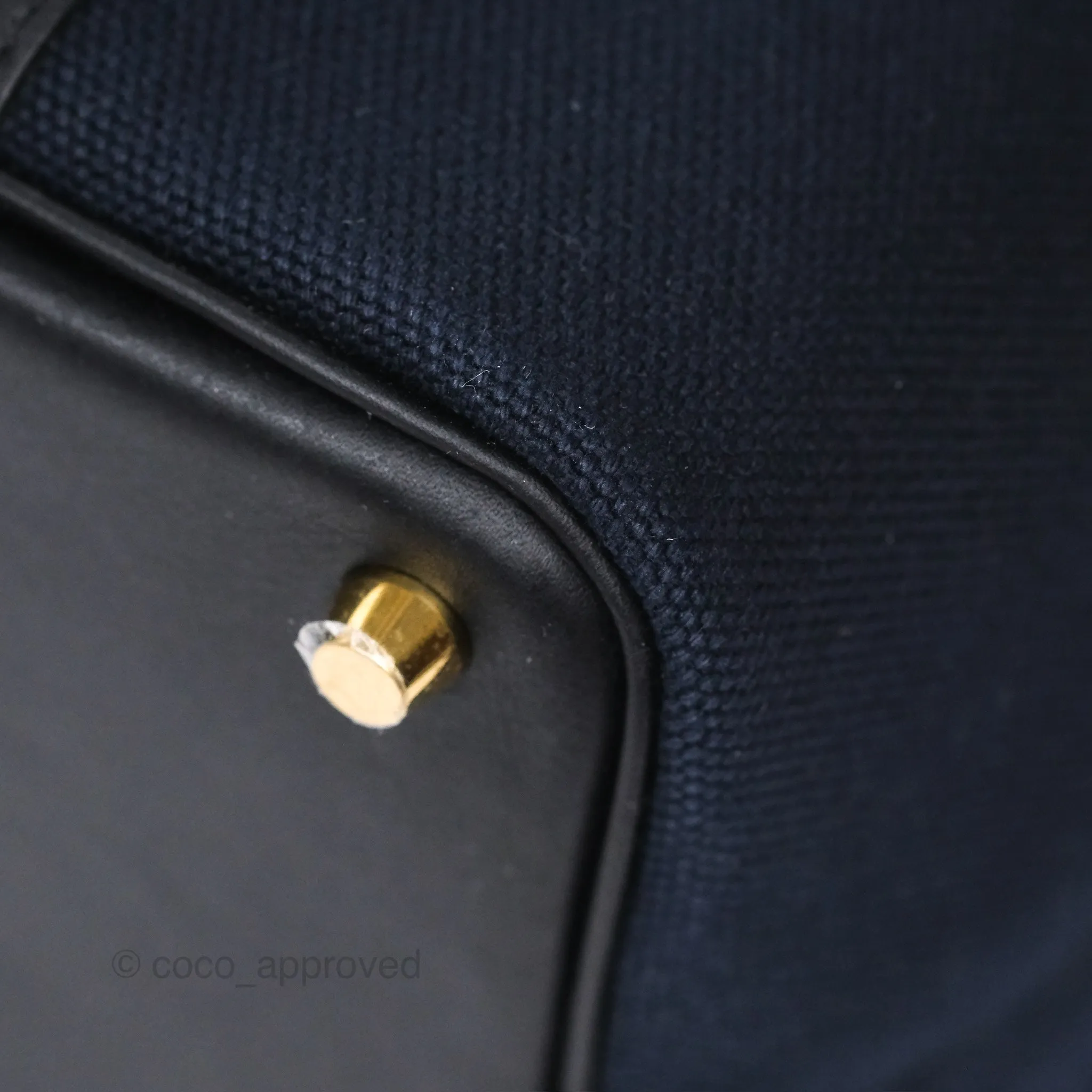 Hermes Picotin Lock 18 Cargo Pockets Bleu Marine 78 Black Gold Hardware