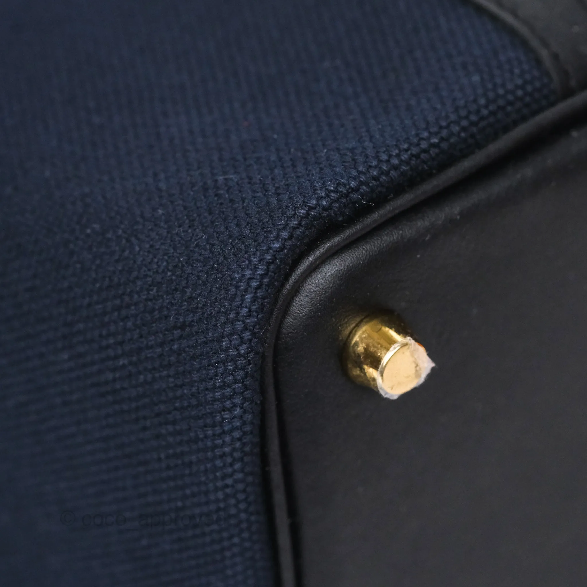 Hermes Picotin Lock 18 Cargo Pockets Bleu Marine 78 Black Gold Hardware