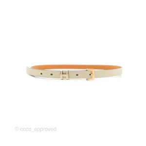 Hermes Pop H 15 Belt Craie Epsom Rose Gold Hardware