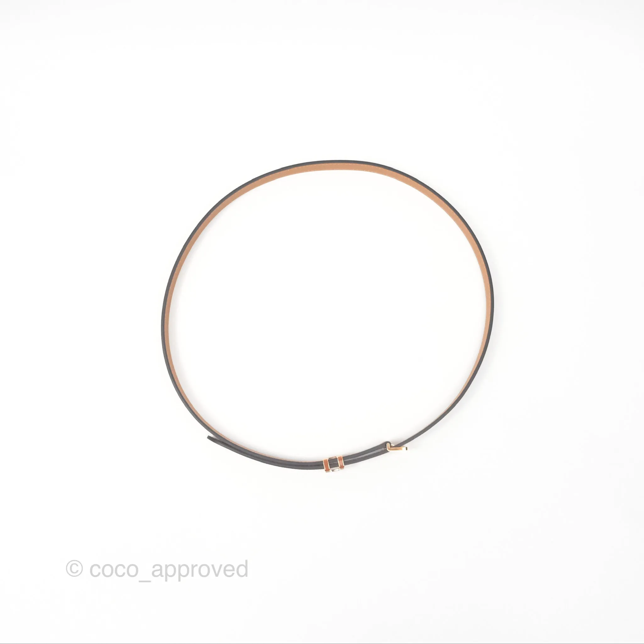 Hermes Pop H 15 Belt Gold Epsom Rose Gold Hardware