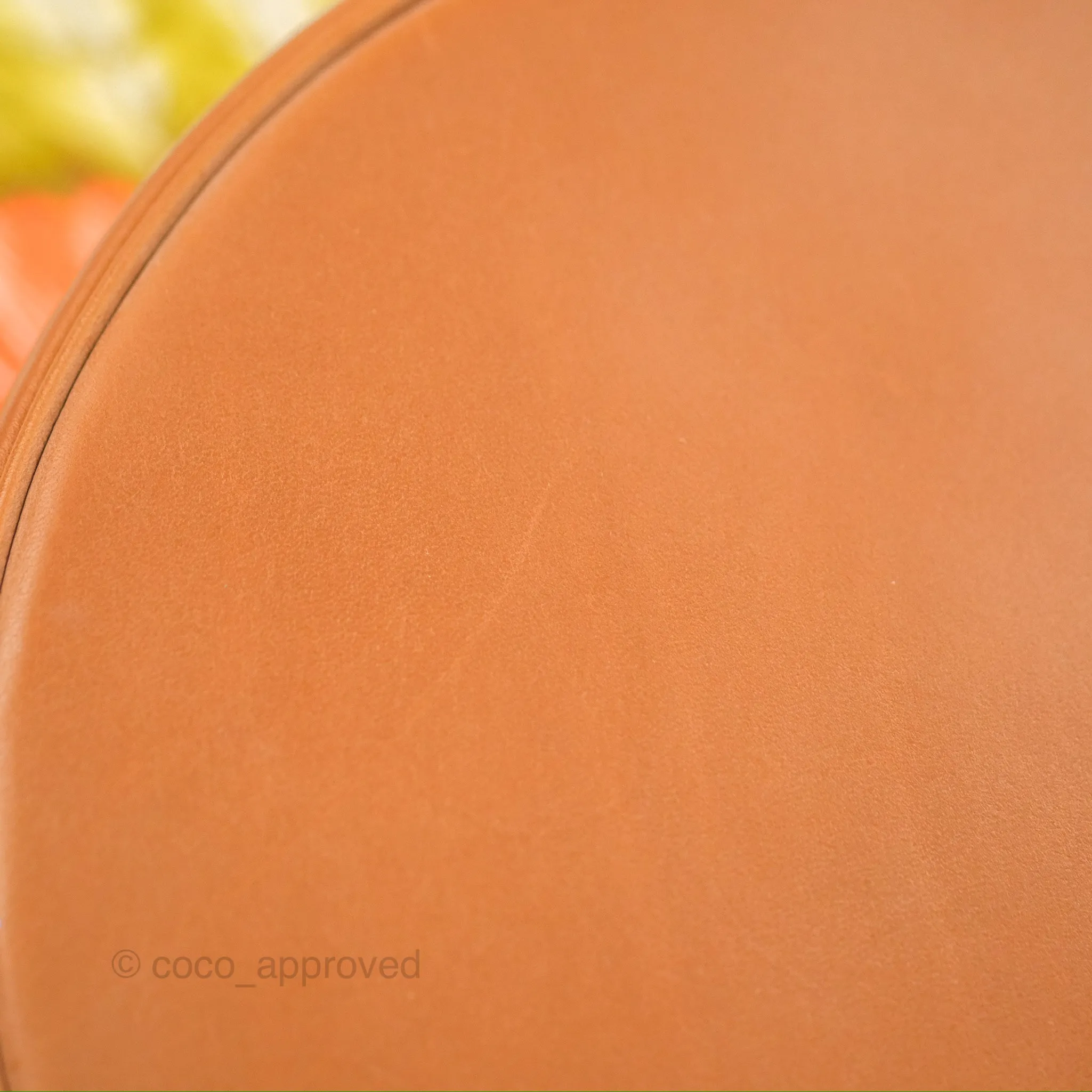 Hermes Sac Soie Cool Drawstring Backpack Orange