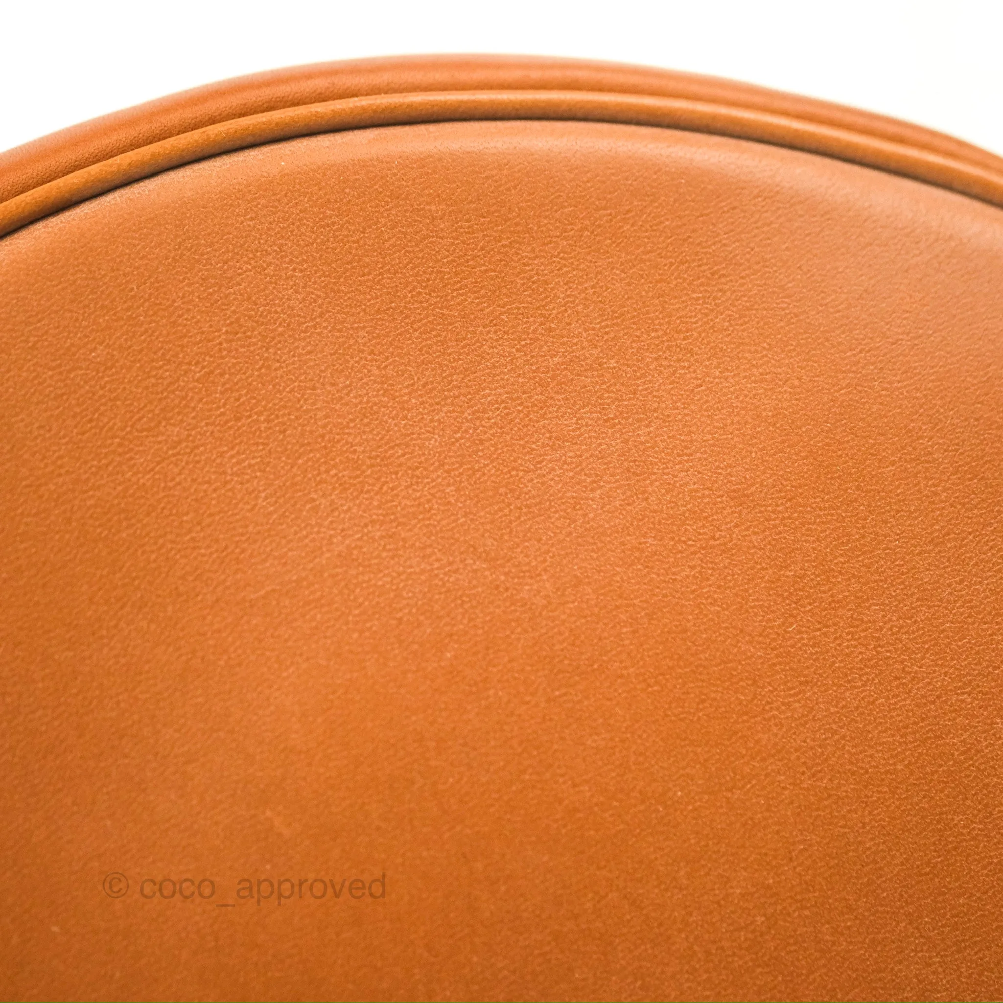 Hermes Sac Soie Cool Drawstring Backpack Orange