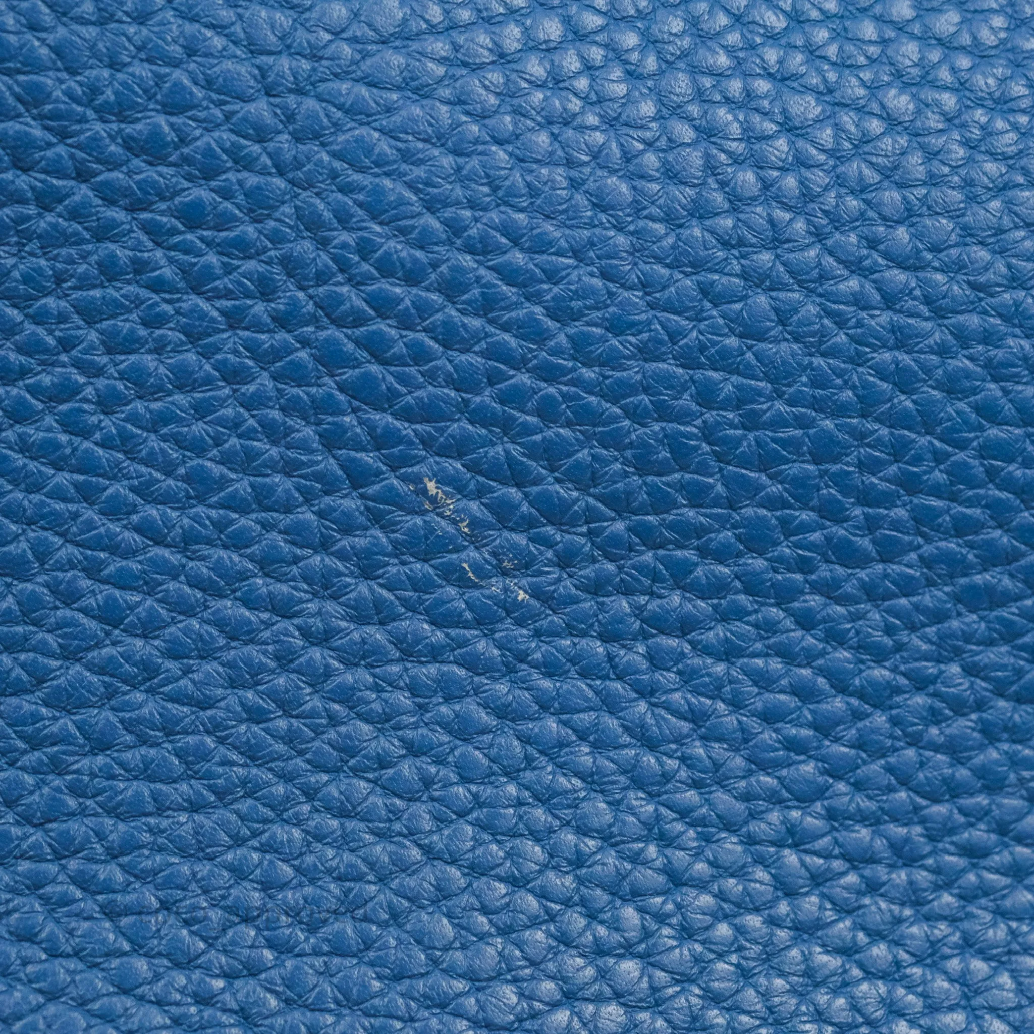 Hermes Victoria II 35 Bag Blue Paradis Clemence Palladium Hardware
