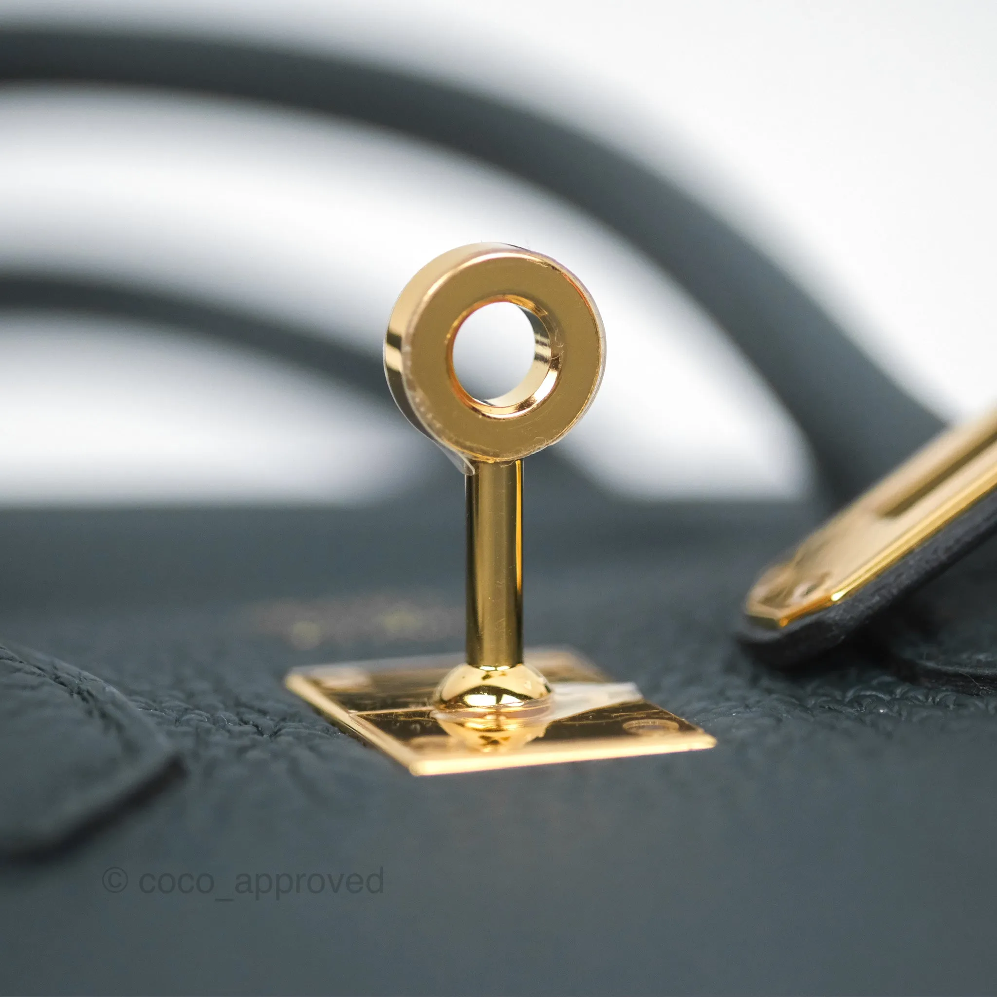 Herms Birkin 25 Retourne Vert Cypres 6O Togo Gold Hardware