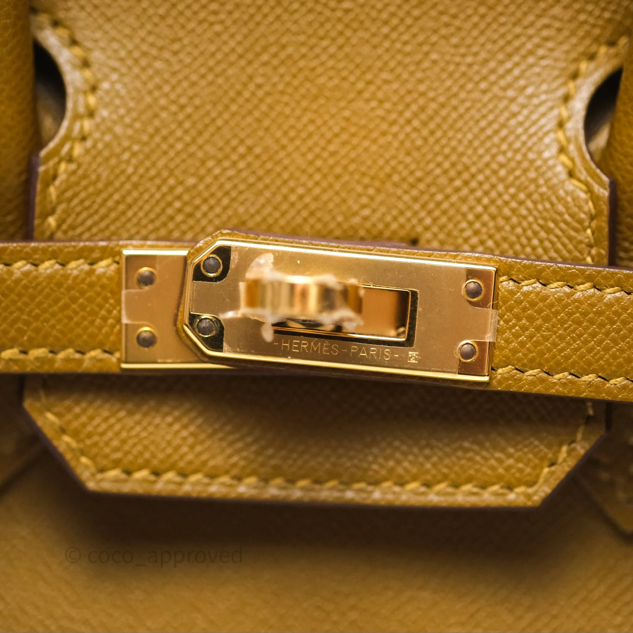 Herms Birkin 25 Sellier Bronze Dore U8 Madame Gold Hardware