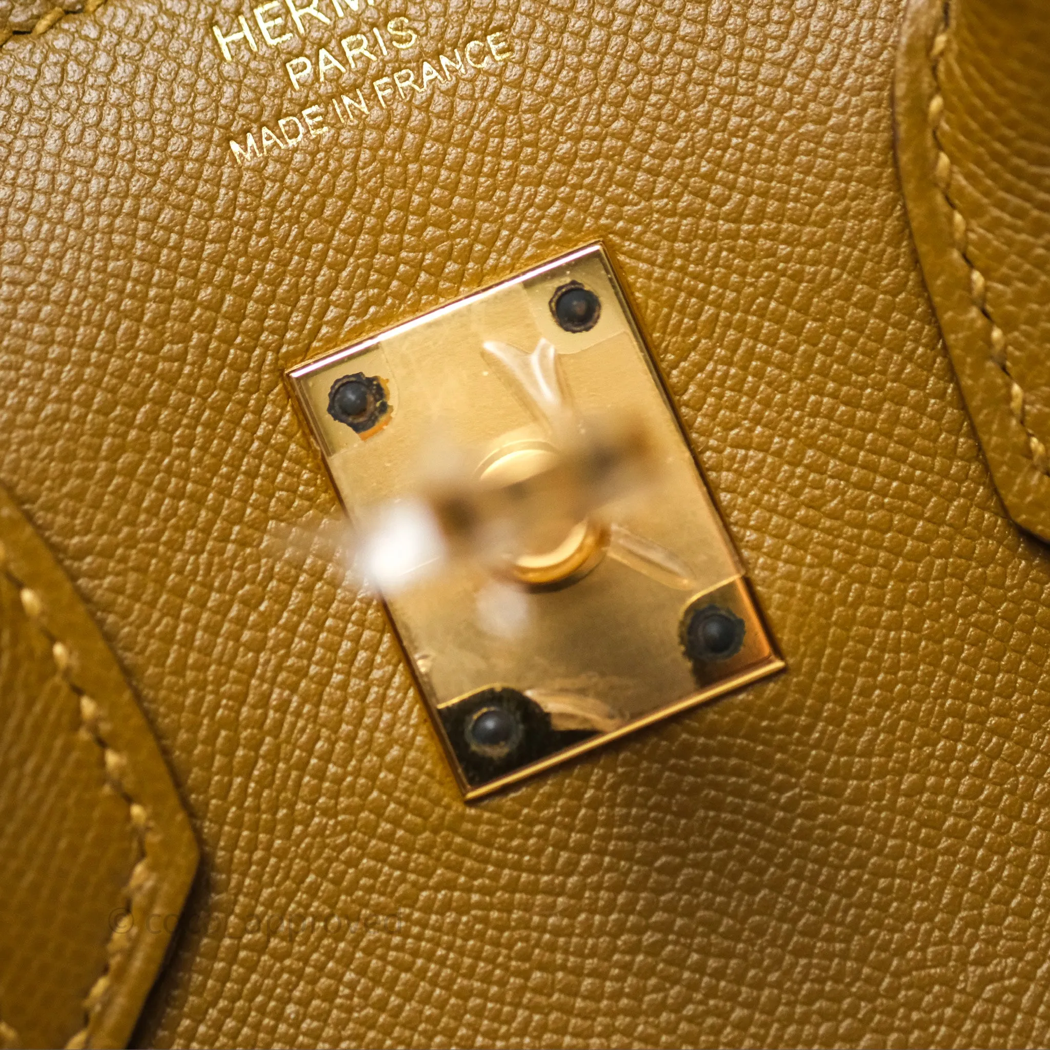 Herms Birkin 25 Sellier Bronze Dore U8 Madame Gold Hardware