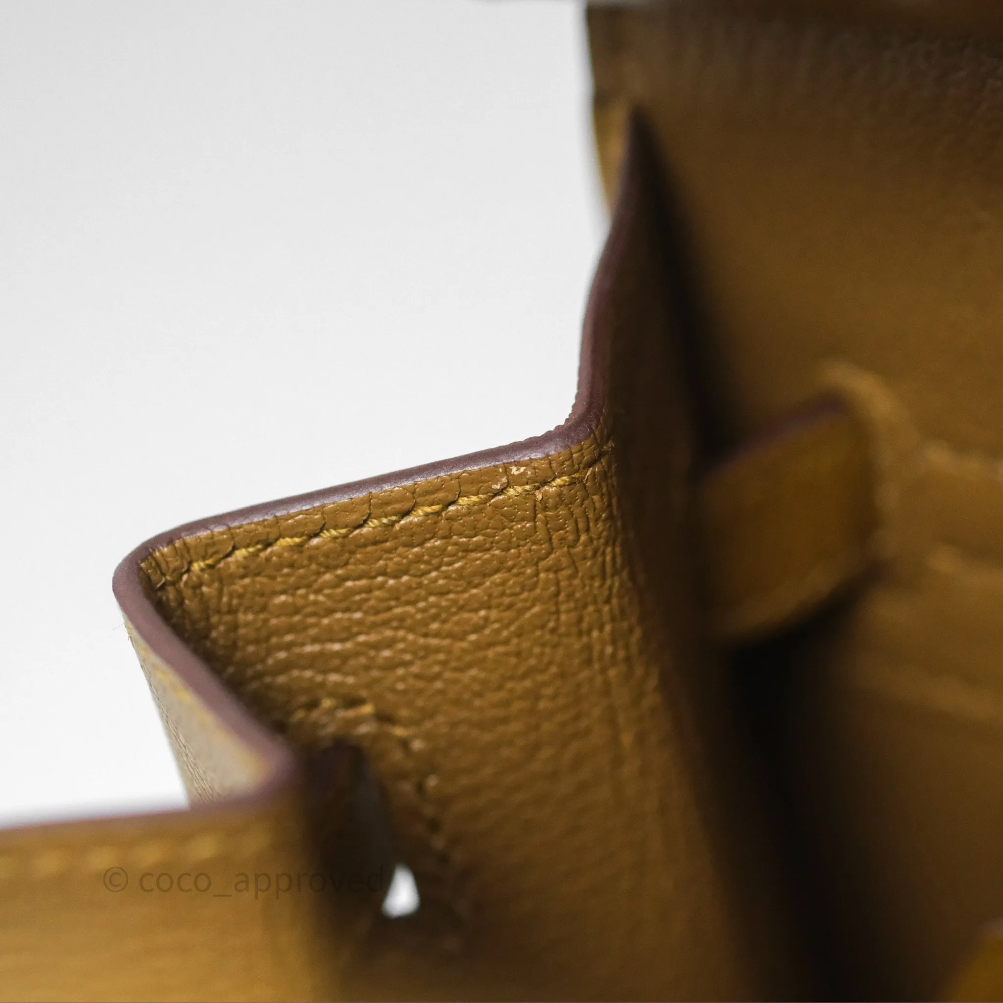 Herms Birkin 25 Sellier Bronze Dore U8 Madame Gold Hardware