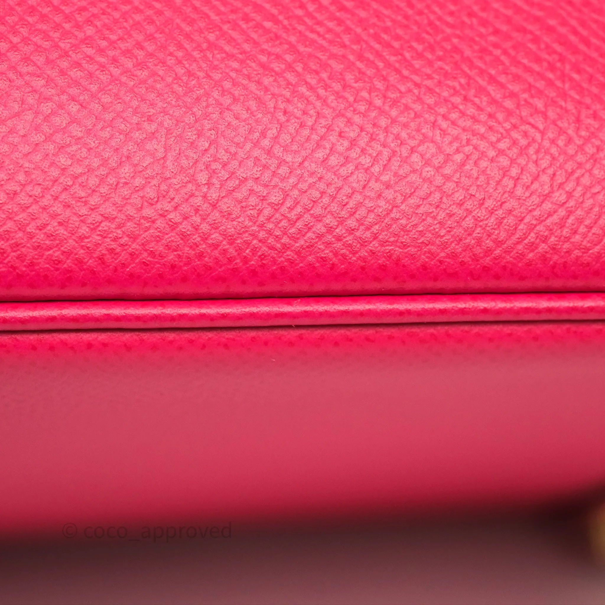 Herms Birkin Retourne 30 Rose Extreme I6 Epsom Gold Hardware