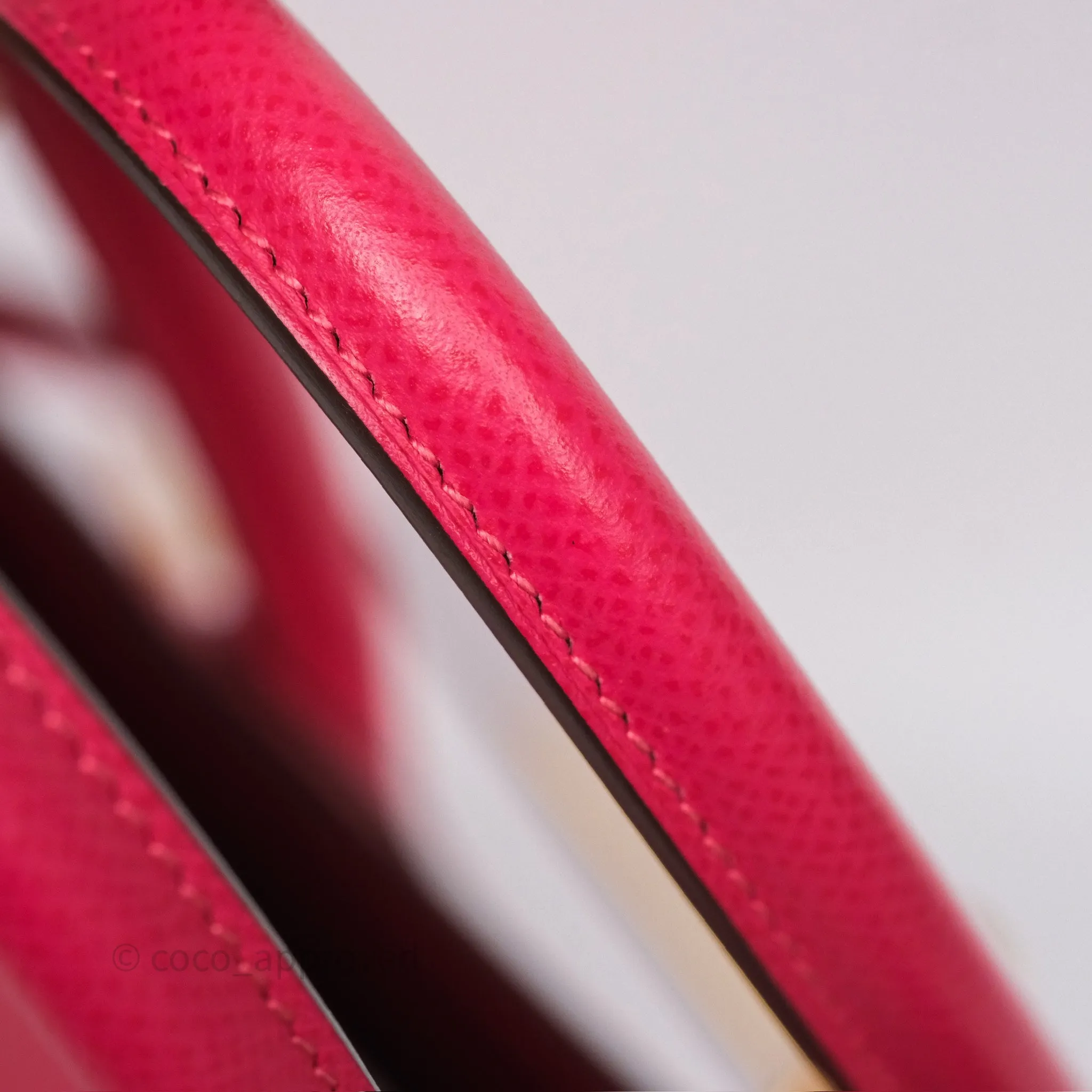 Herms Birkin Retourne 30 Rose Extreme I6 Epsom Gold Hardware