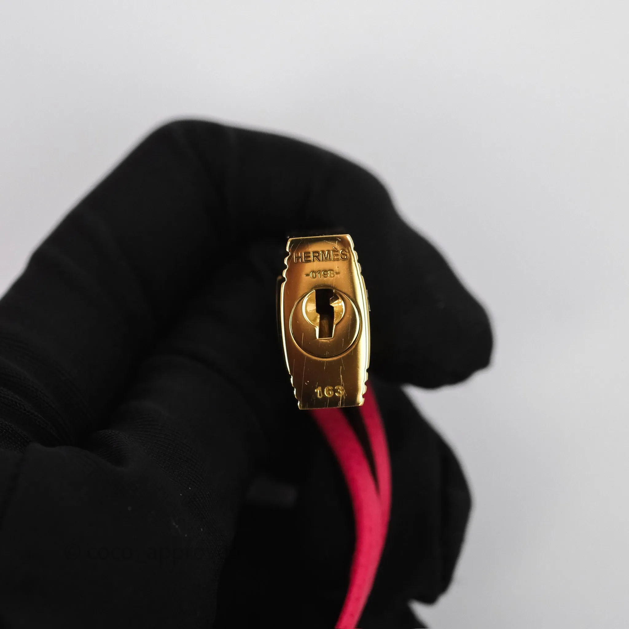 Herms Birkin Retourne 30 Rose Extreme I6 Epsom Gold Hardware