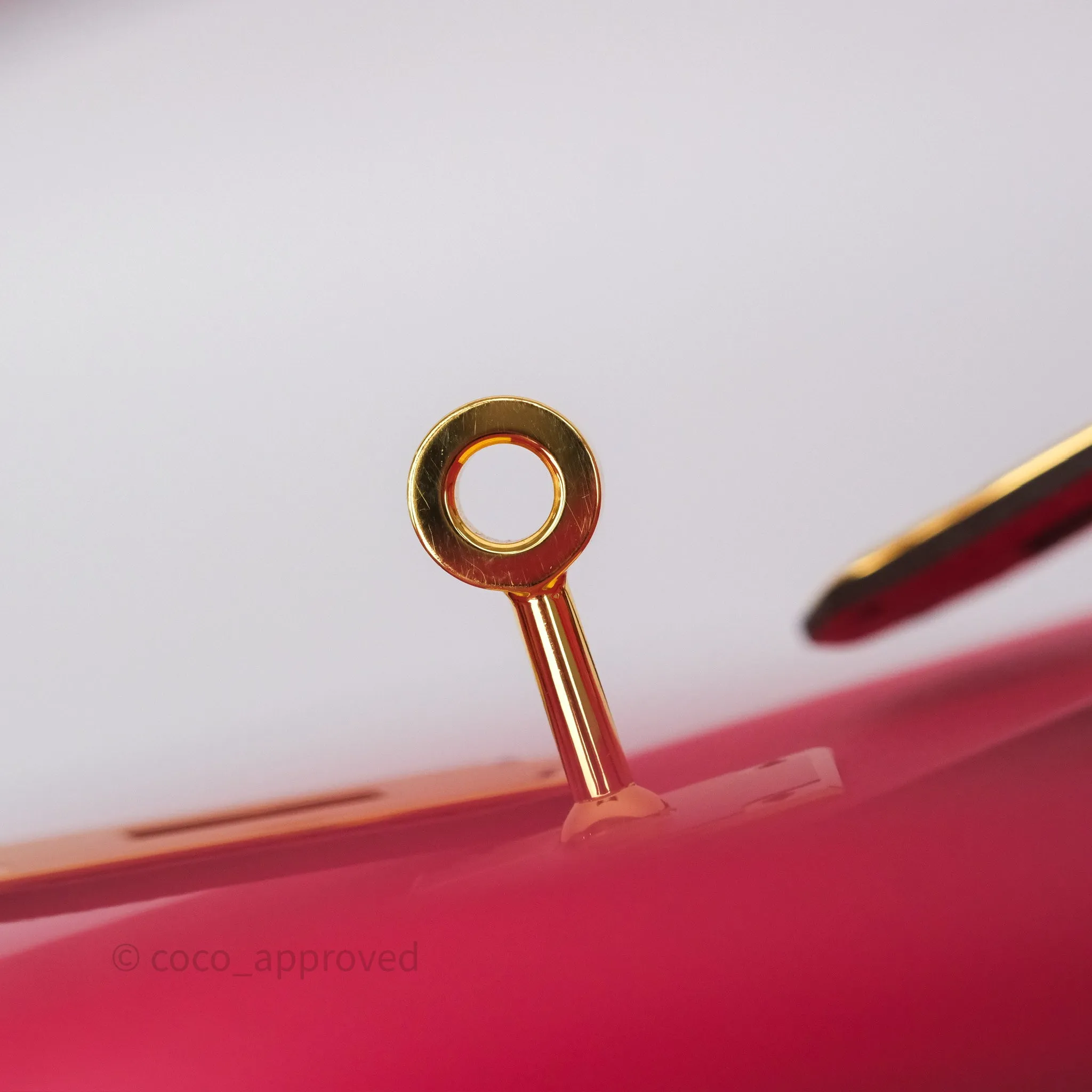 Herms Birkin Retourne 30 Rose Extreme I6 Epsom Gold Hardware
