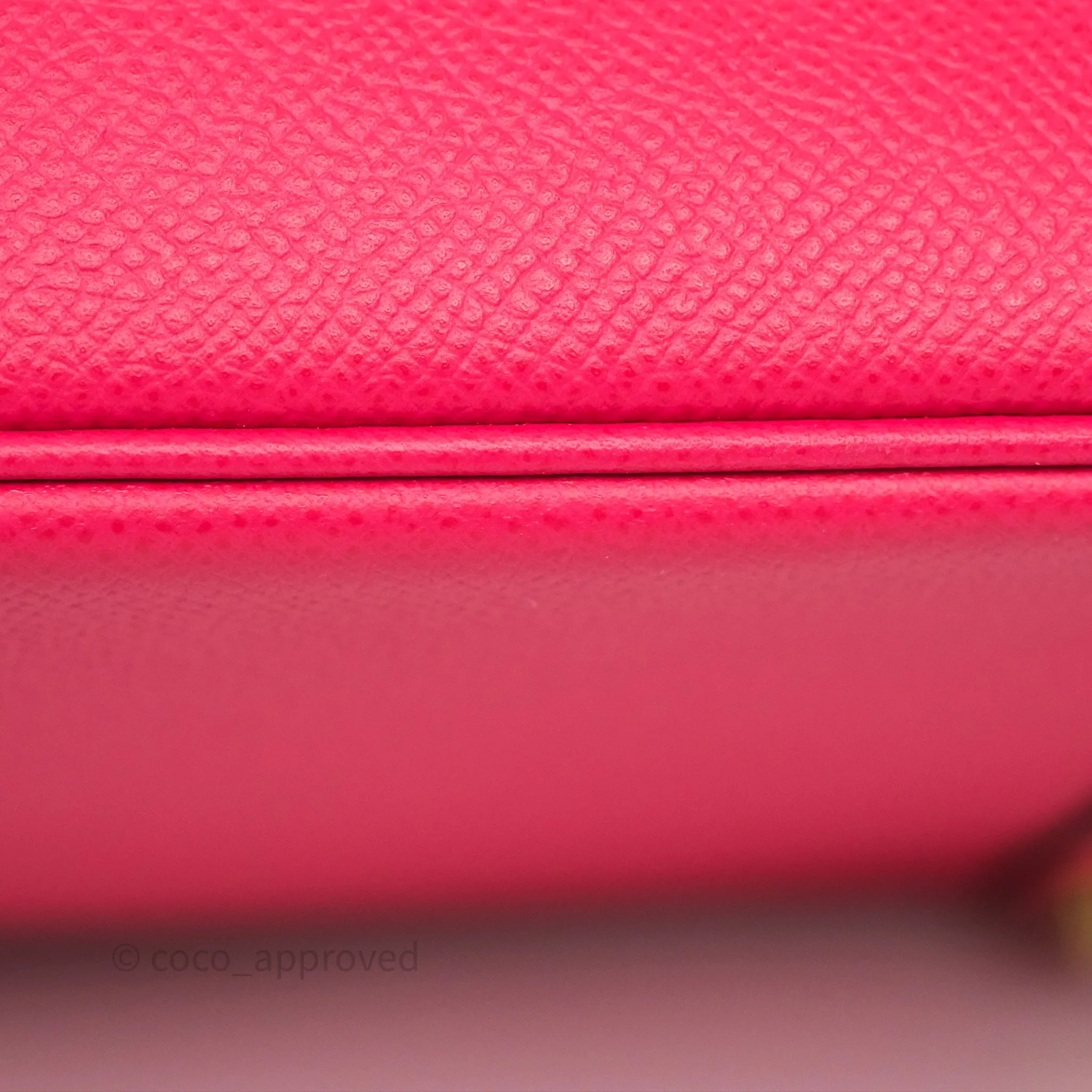 Herms Birkin Retourne 30 Rose Extreme I6 Epsom Gold Hardware