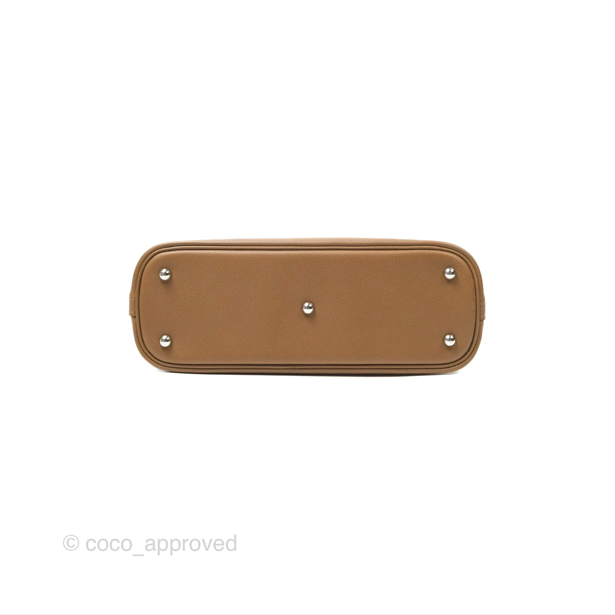 Herms Bolide 1923 25 Alezan Epsom Palladium Hardware