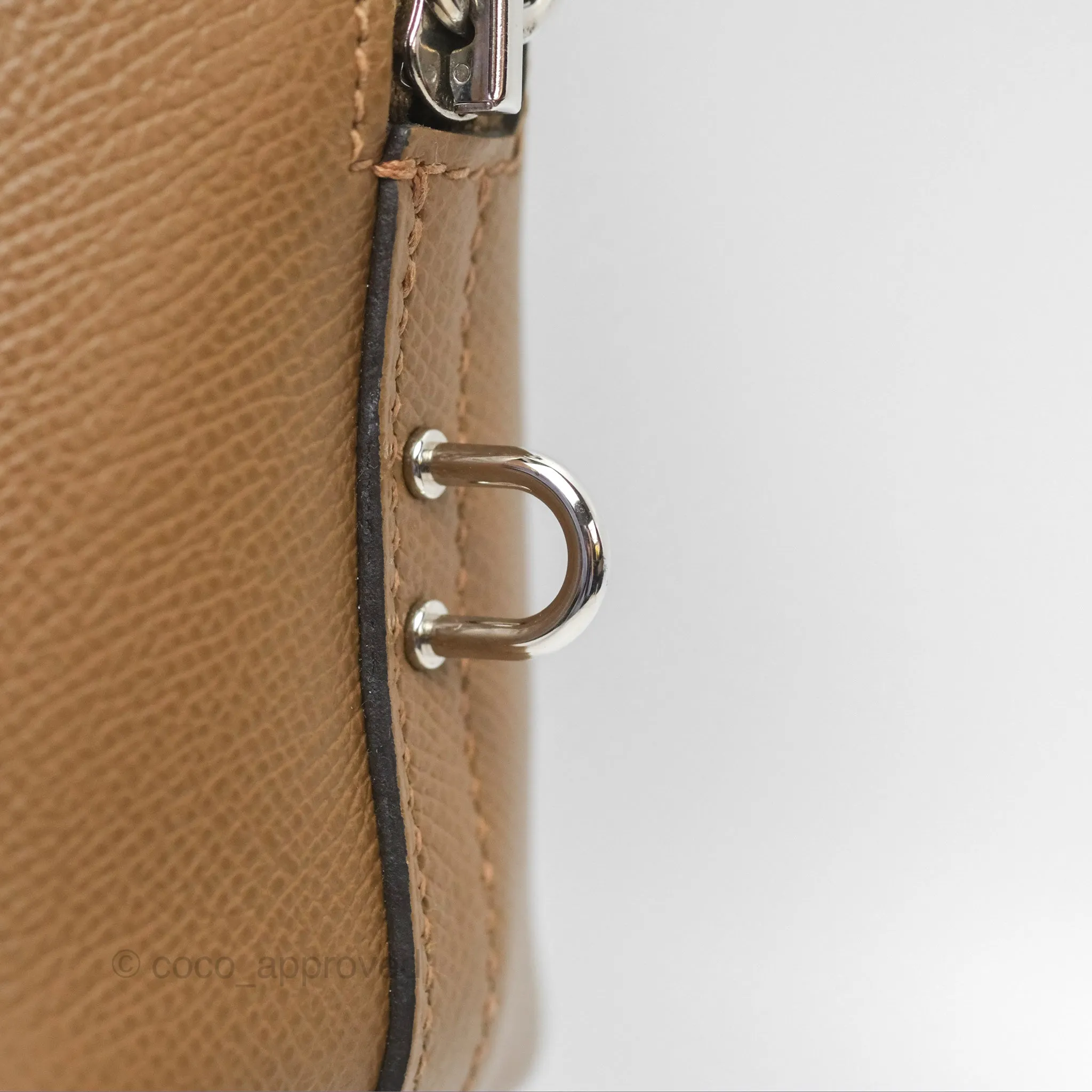 Herms Bolide 1923 25 Alezan Epsom Palladium Hardware