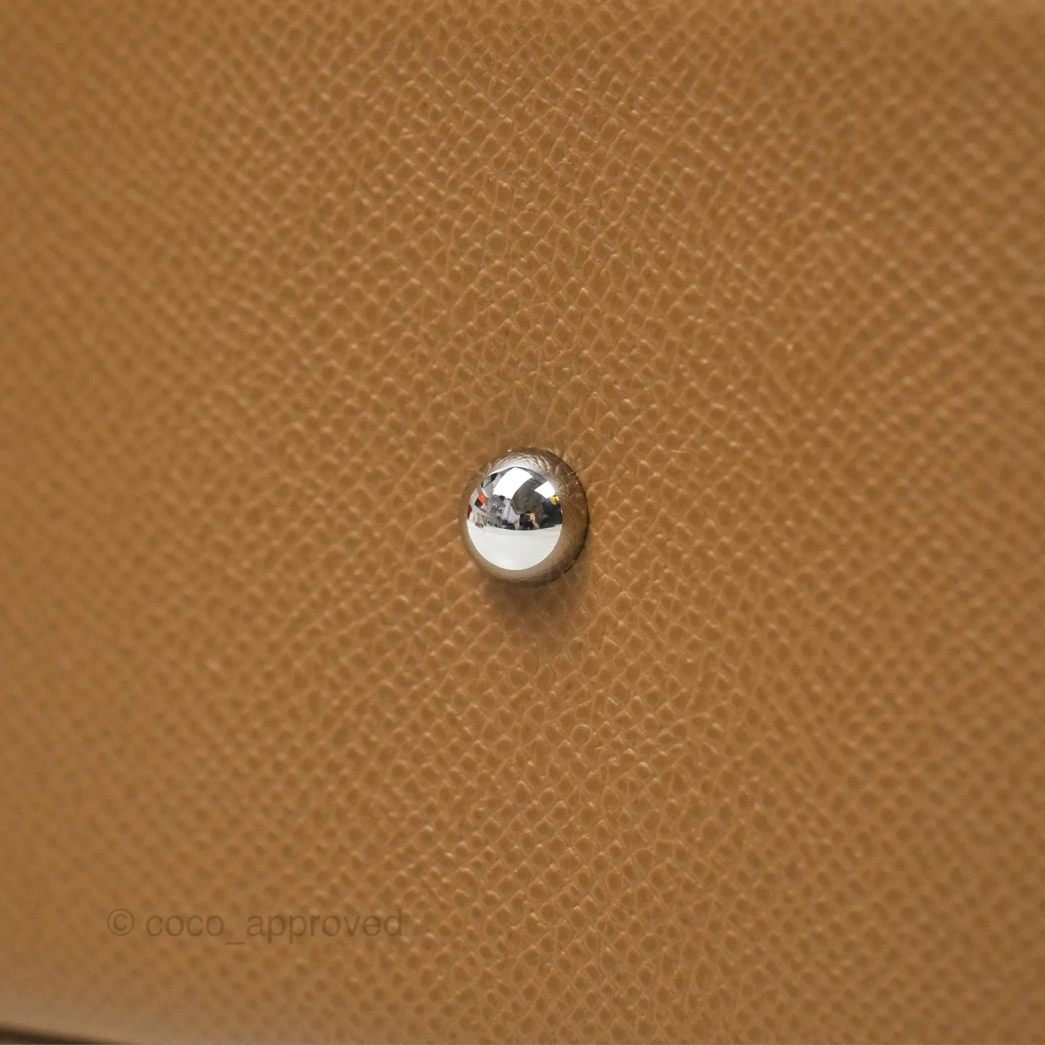 Herms Bolide 1923 25 Alezan Epsom Palladium Hardware