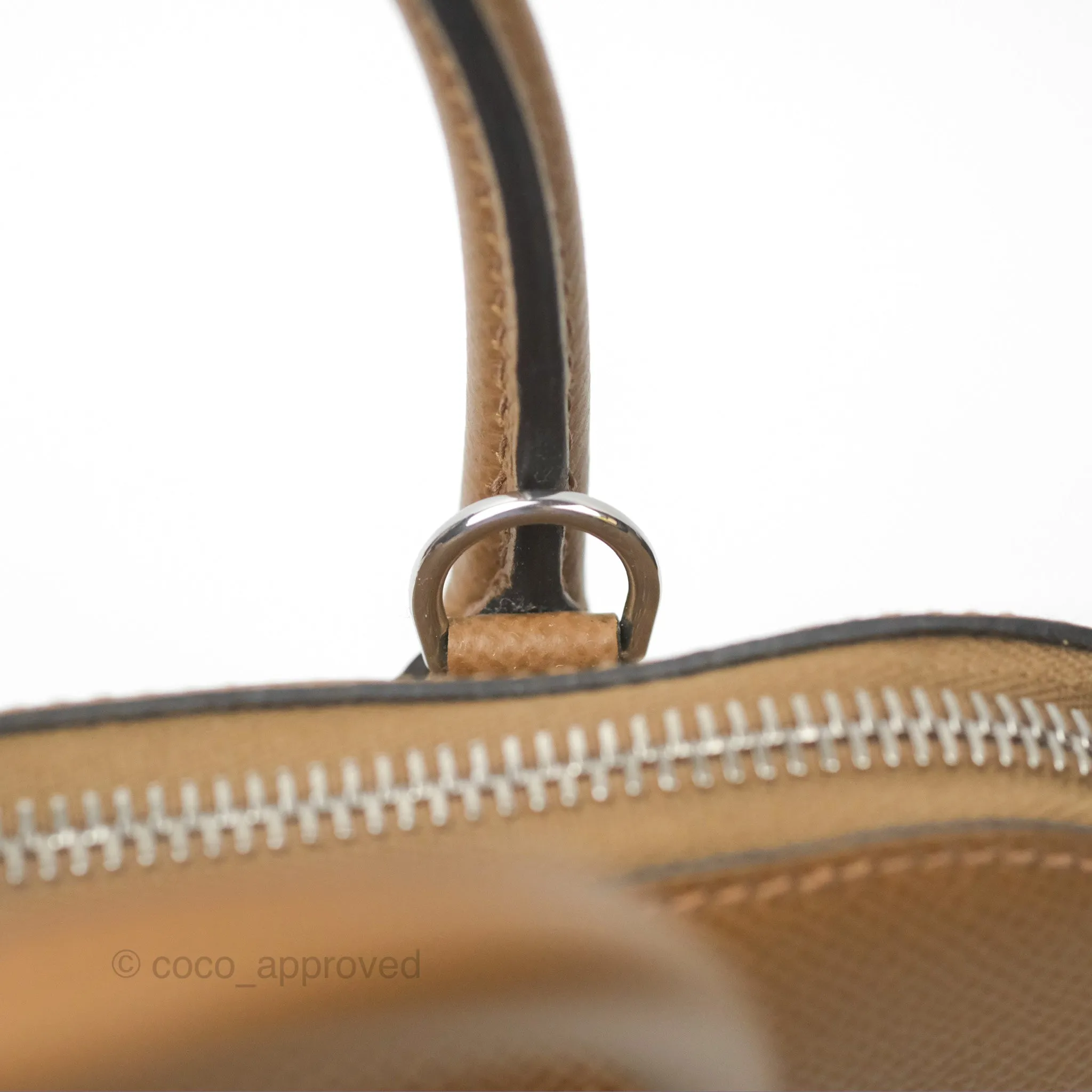 Herms Bolide 1923 25 Alezan Epsom Palladium Hardware