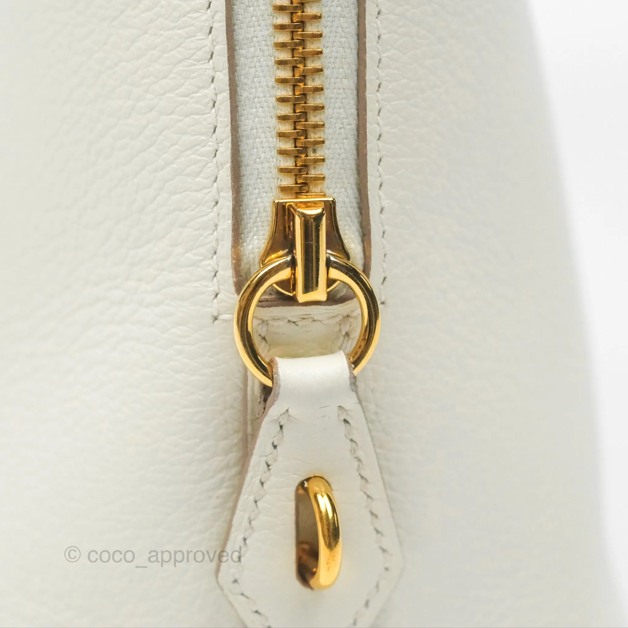 Herms Bolide 1923 25 Mushroom 0T/Biscuit 48 Evercolor Gold Hardware