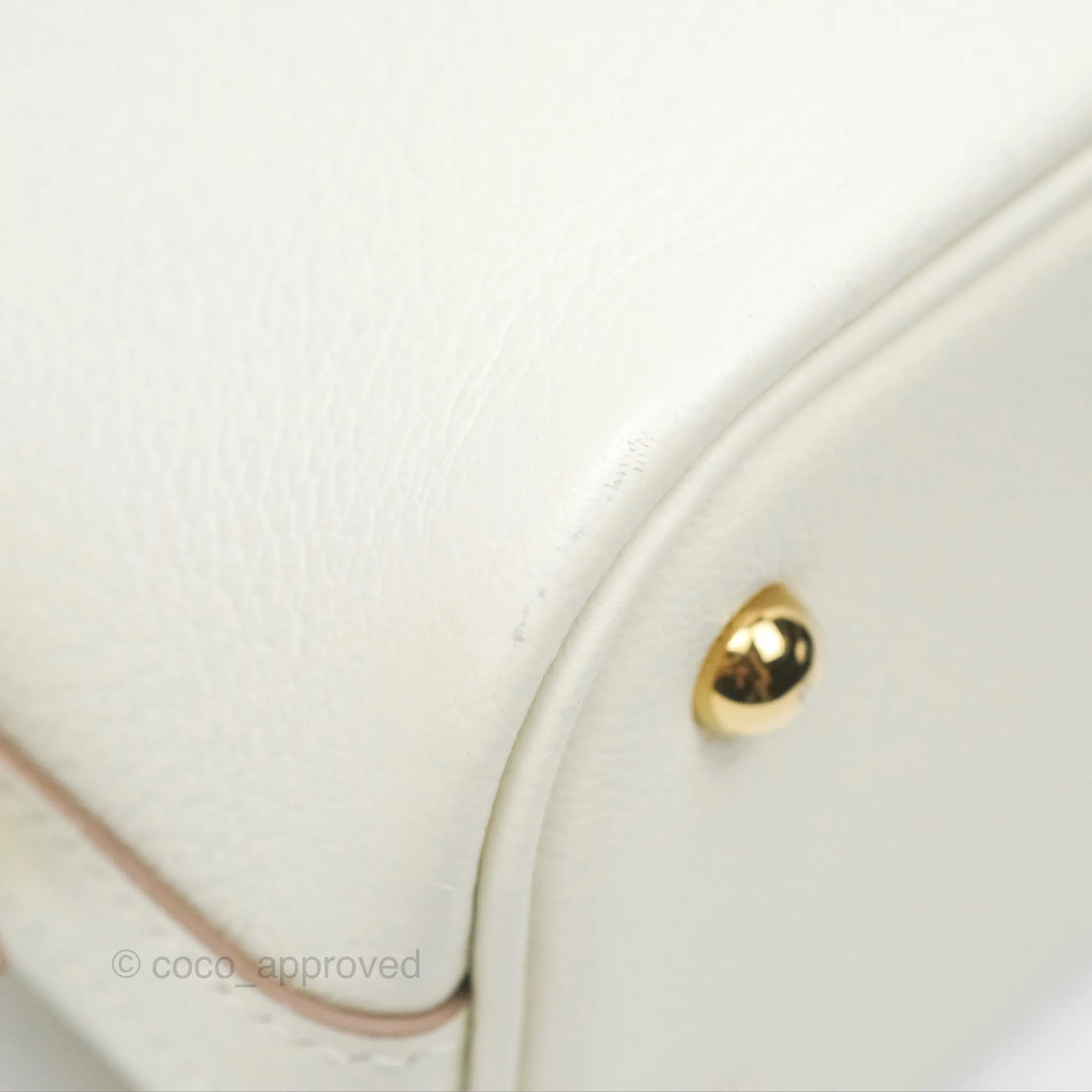 Herms Bolide 1923 25 Mushroom 0T/Biscuit 48 Evercolor Gold Hardware