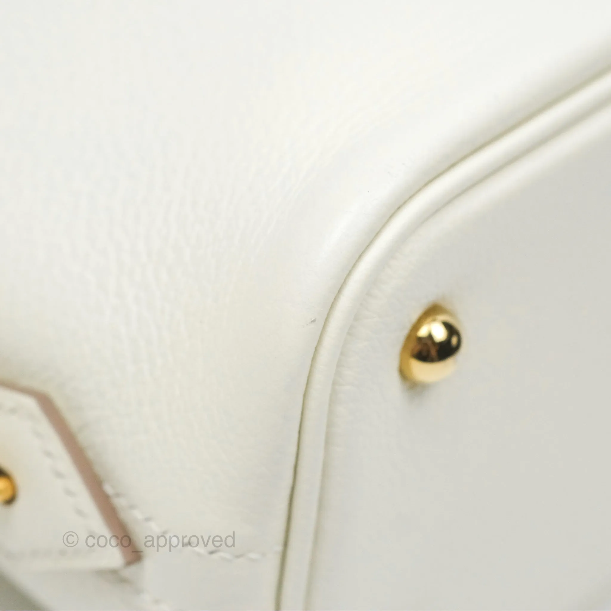 Herms Bolide 1923 25 Mushroom 0T/Biscuit 48 Evercolor Gold Hardware