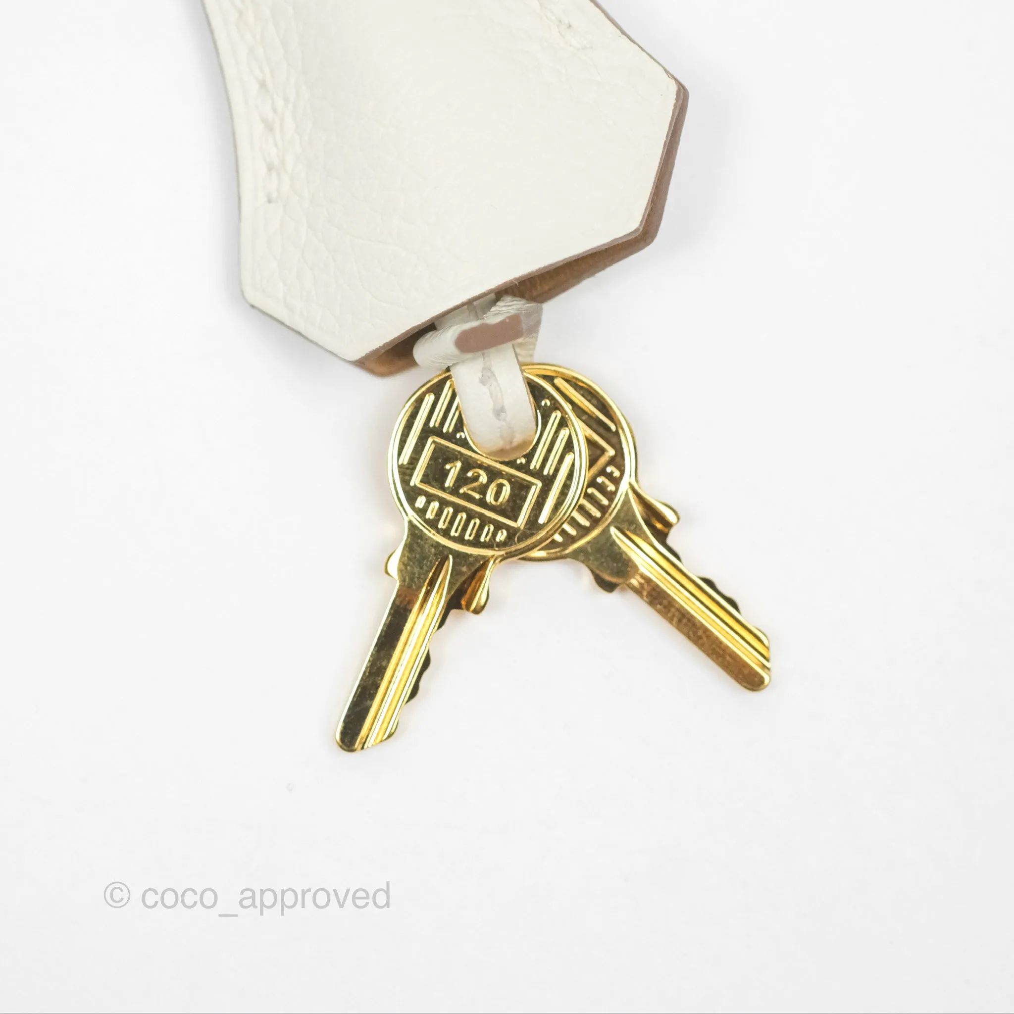 Herms Bolide 1923 25 Mushroom 0T/Biscuit 48 Evercolor Gold Hardware
