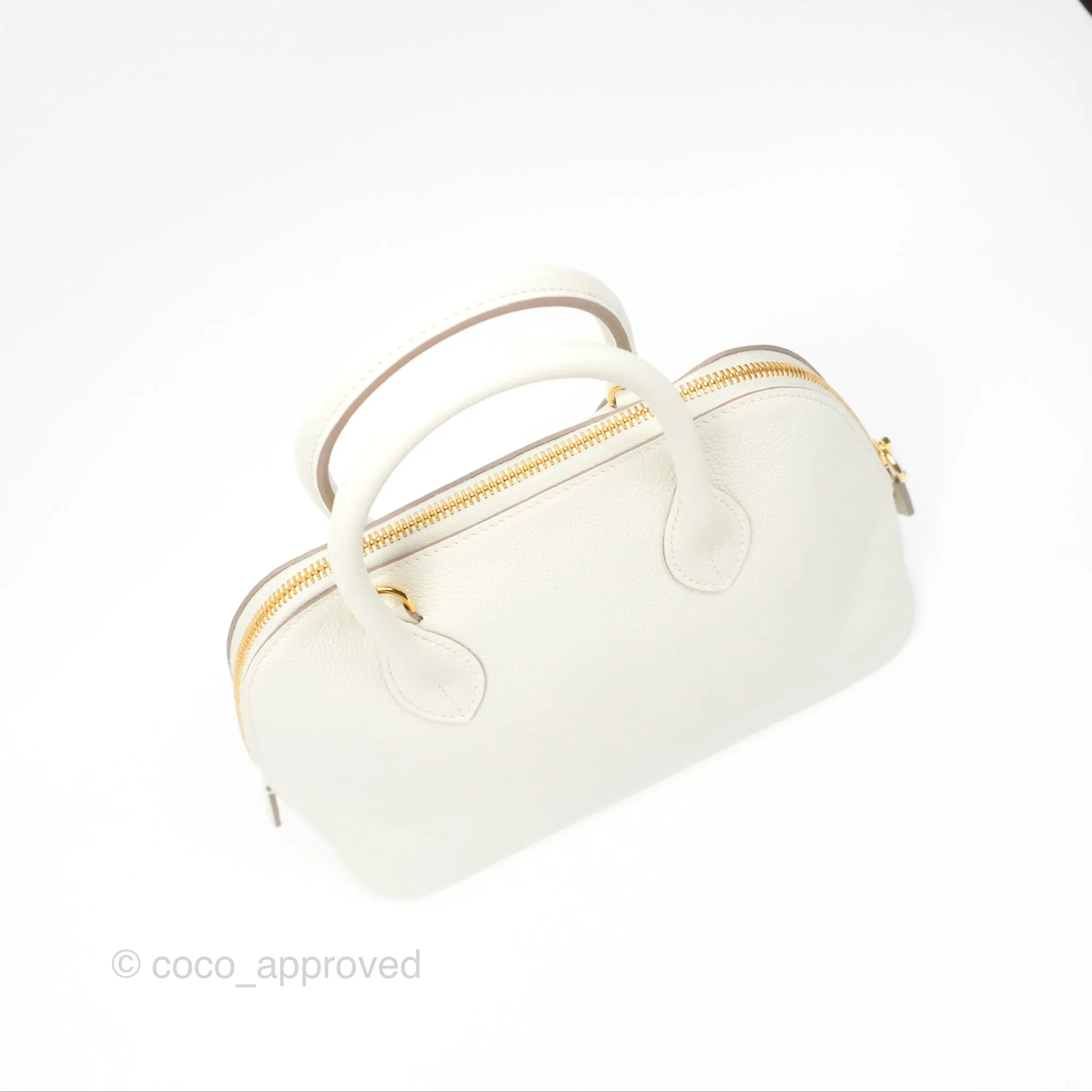 Herms Bolide 1923 25 Mushroom 0T/Biscuit 48 Evercolor Gold Hardware
